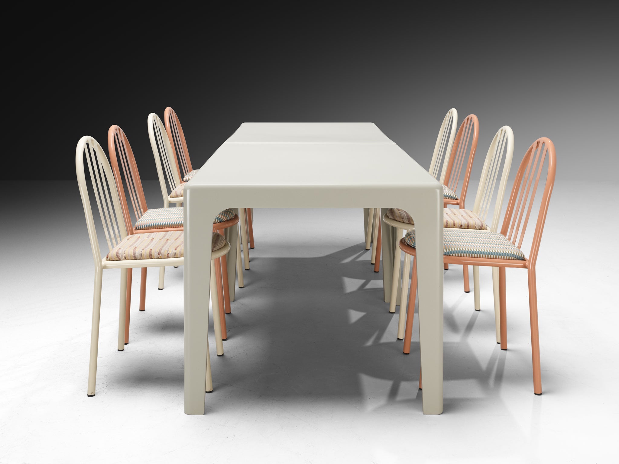 Dining or Patio Set with Horn Collection and Robert Mallet-Stevens Tables Morentz