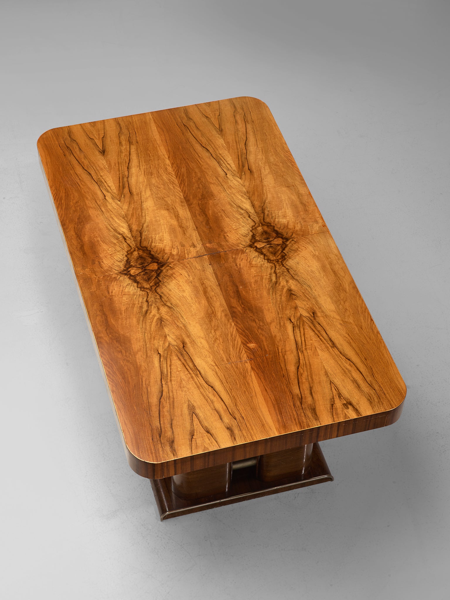 Italian Art Deco Table in Walnut Tables Morentz