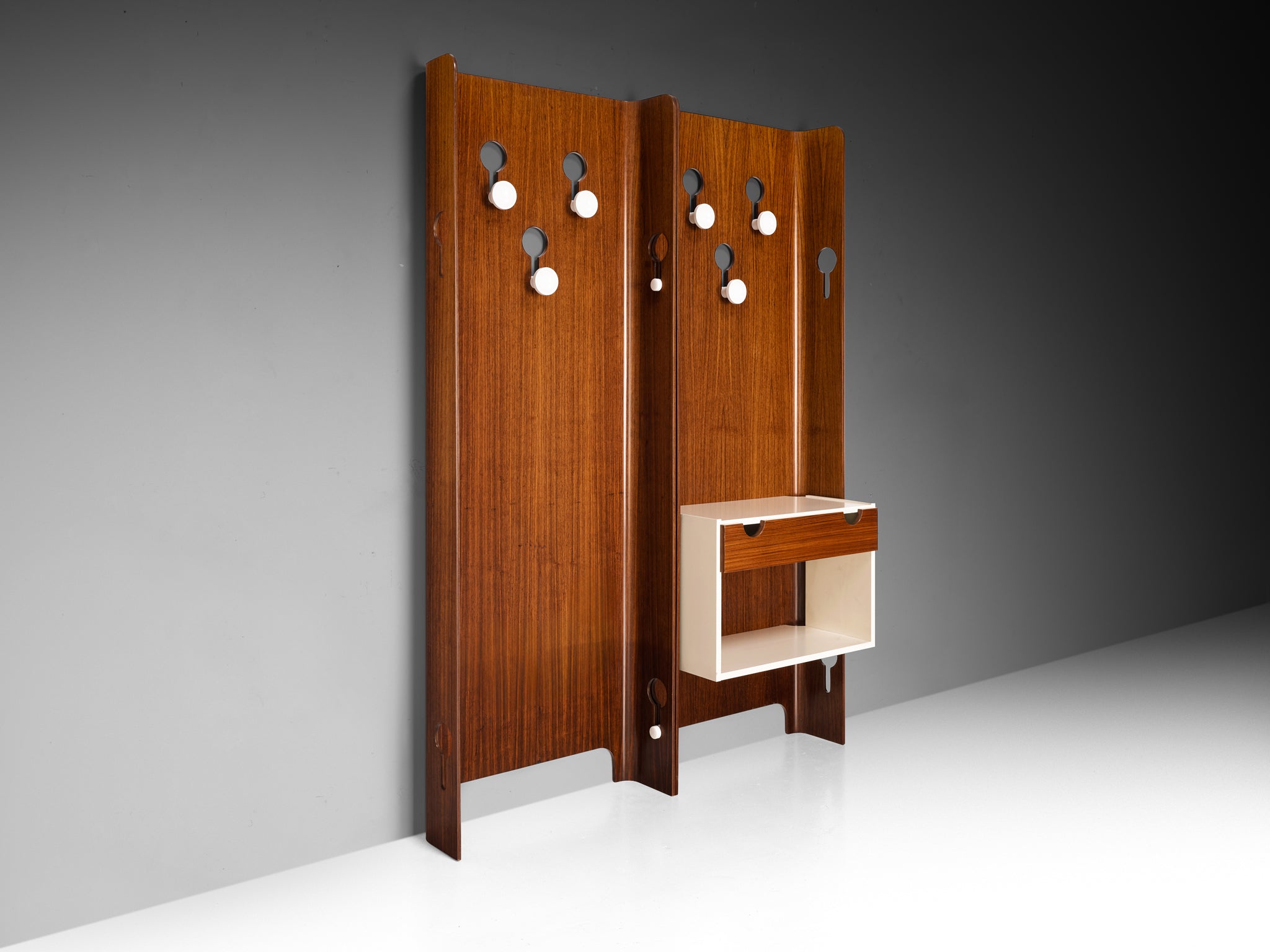 Carlo de Carli for Fiarm Hall Stand in Wood Case pieces and storage cabinets Morentz