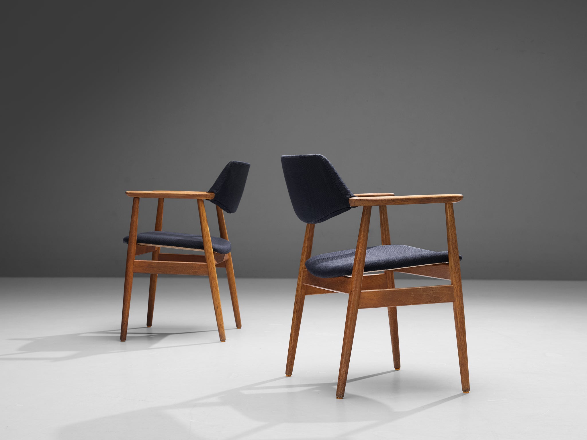 Erik Kirkegaard Set of Four Armchairs in Teak seating Morentz