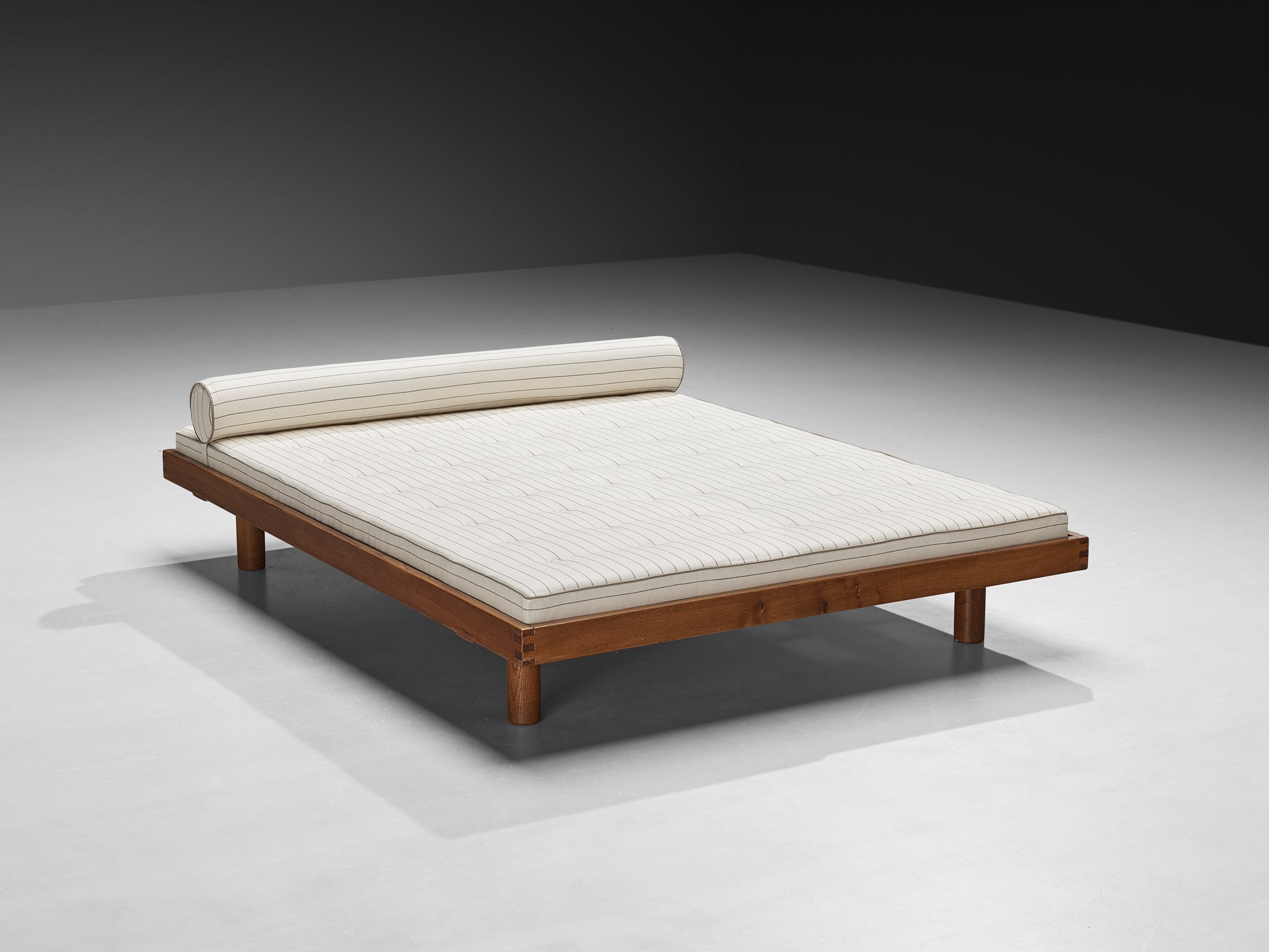 Early Pierre Chapo 'Godot' L 01 I Daybed in Solid Elm