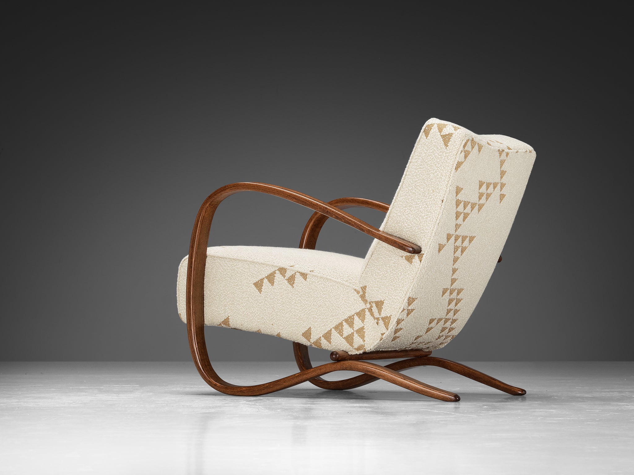 Jindrich Halabala Lounge Chair Seating Morentz