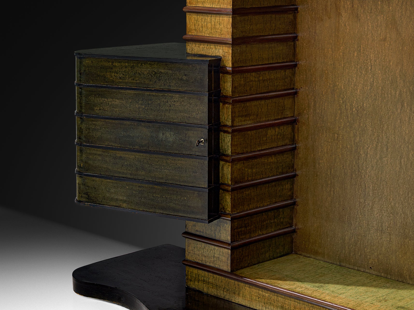 Ernesto Valabrega for Studio Vittorio Valabrega Rare Bar Cabinet Case pieces and storage cabinets Morentz