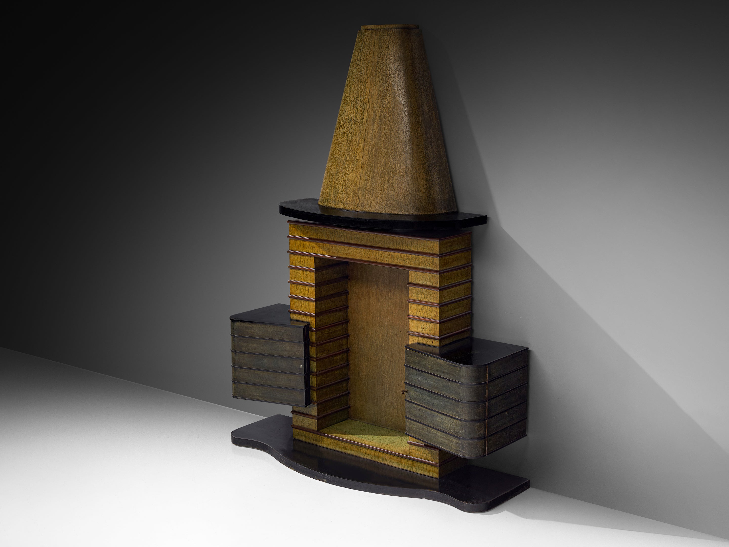 Ernesto Valabrega for Studio Vittorio Valabrega Rare Bar Cabinet Case pieces and storage cabinets Morentz