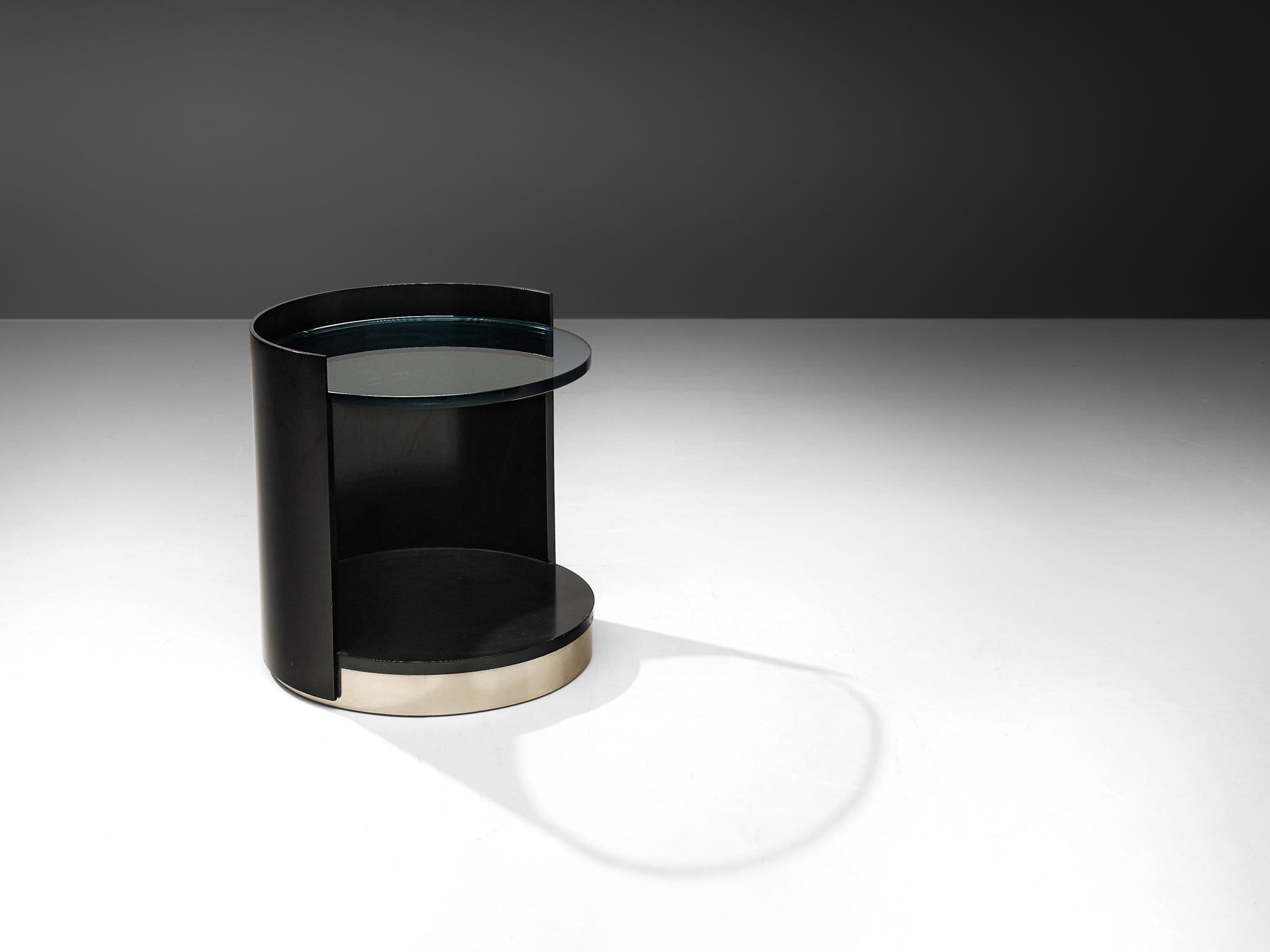 Gianni Moscatelli for Formanova Nightstand in Dark Wood More Furniture and Collectibles Morentz