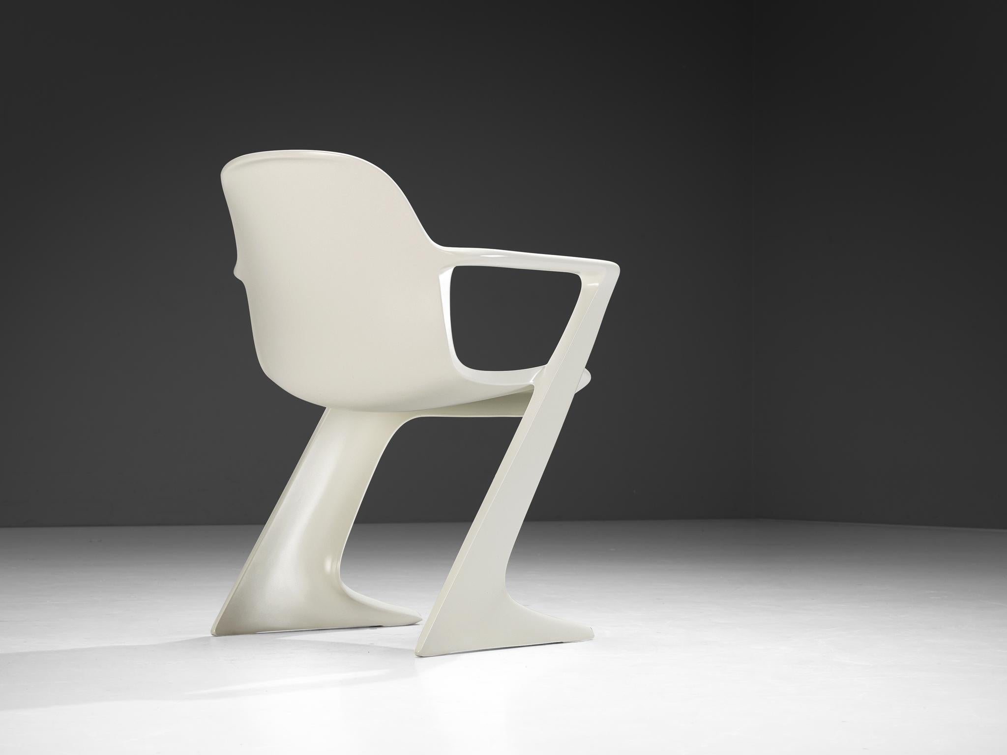 Ernst Moeckl White 'Kangaroo' Dining Chairs seating Morentz