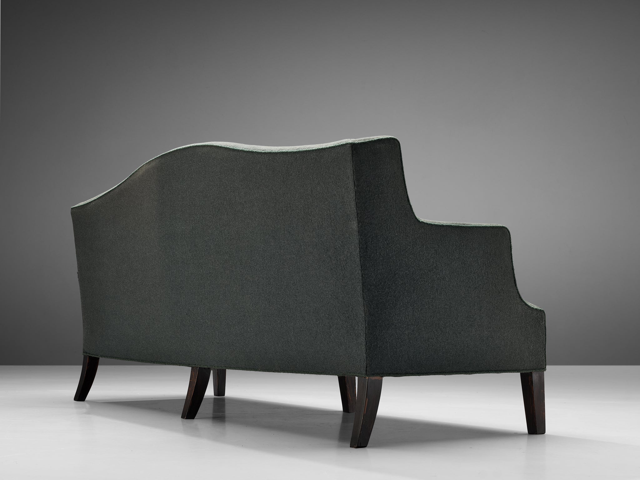 Danish Sofa in Soft Green Upholstery Seating Morentz