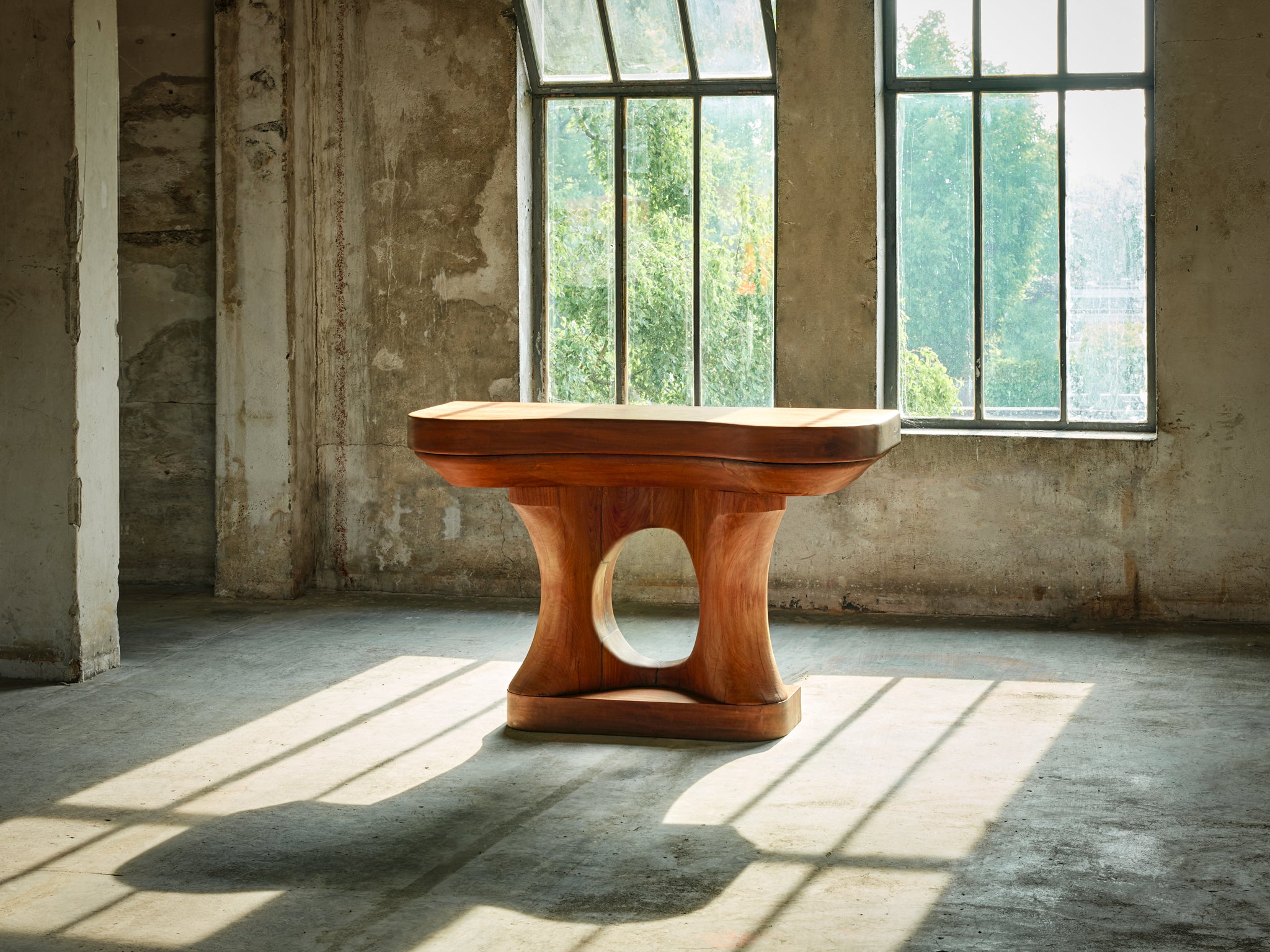 José Zanine Caldas Rare Console in Brazilian Hardwood Tables Morentz