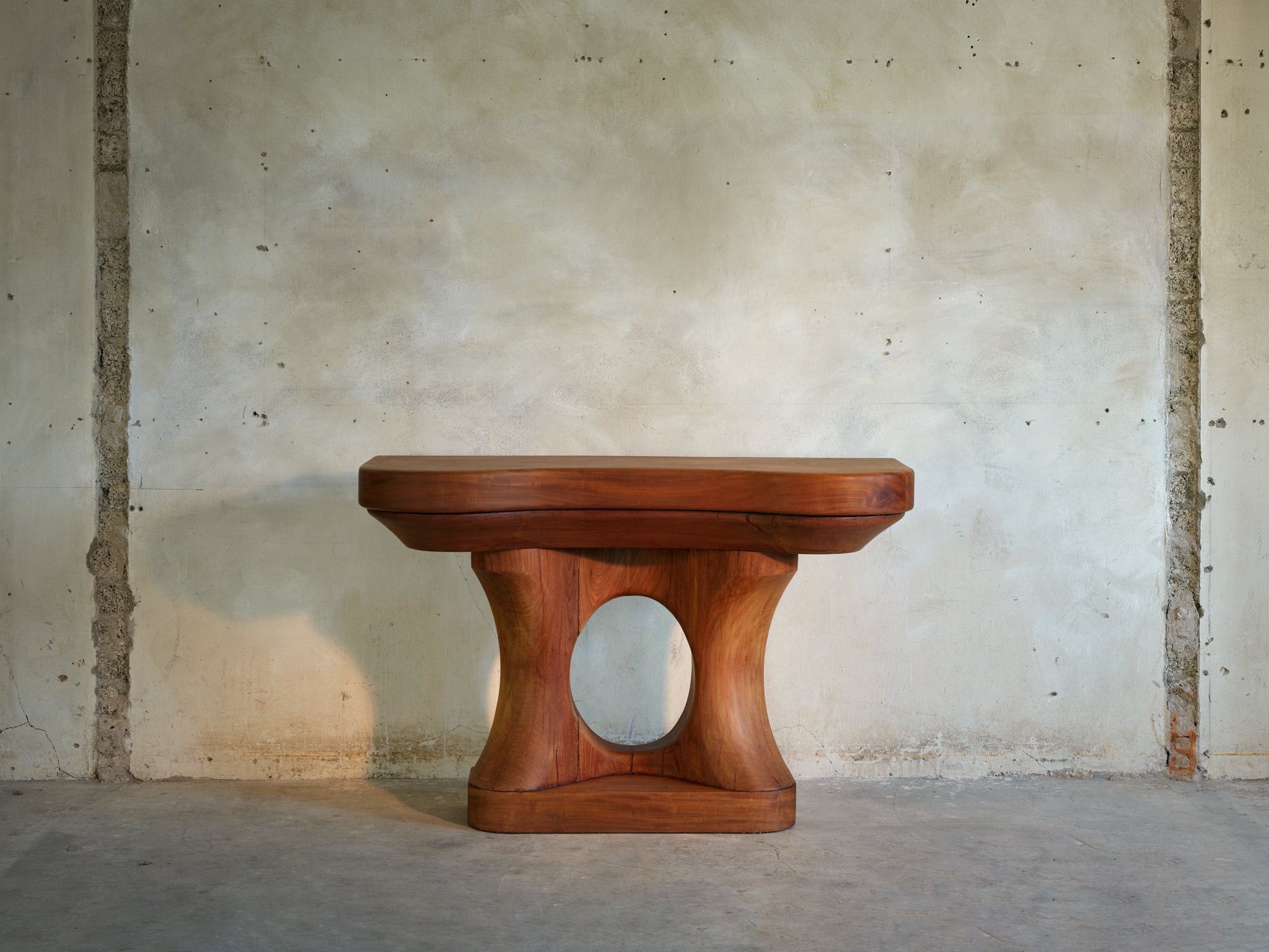 José Zanine Caldas Rare Console in Brazilian Hardwood Tables Morentz