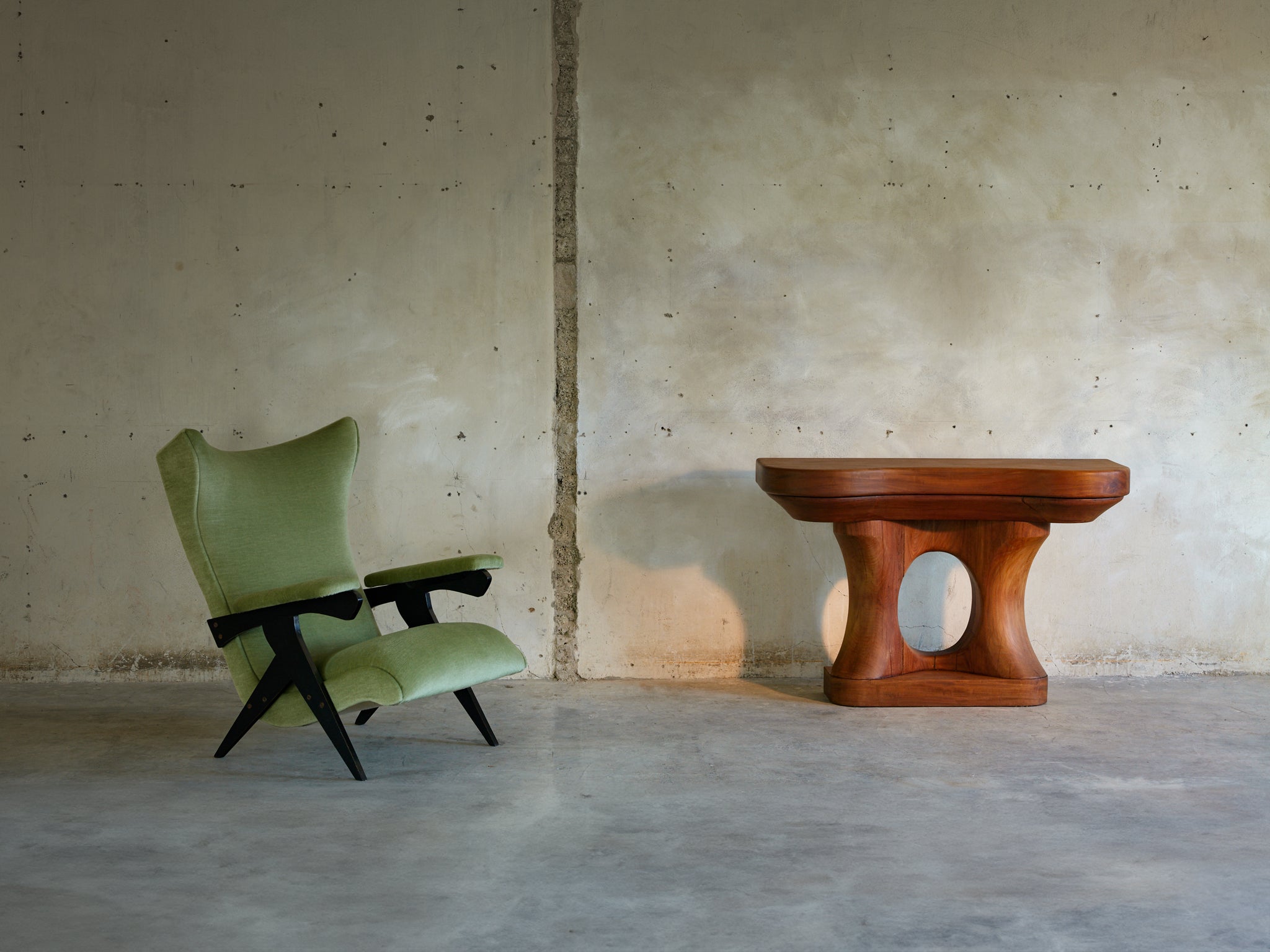 José Zanine Caldas Rare Console in Brazilian Hardwood Tables Morentz