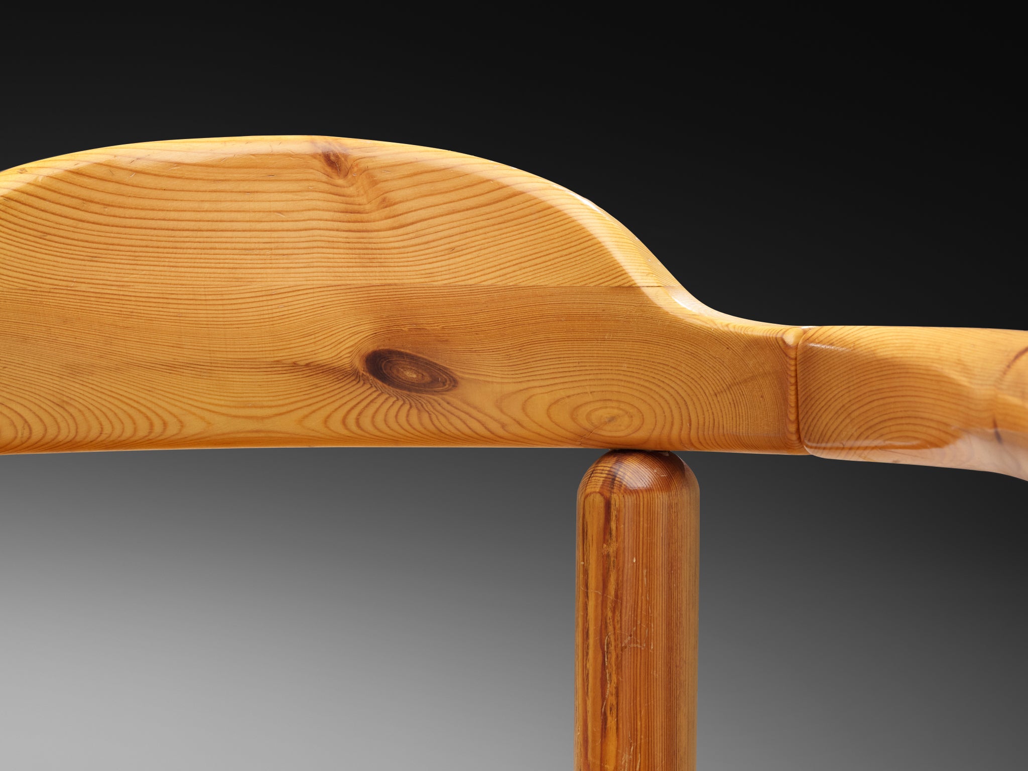 Rainer Daumiller Set of Six Armchairs in Solid Pine Seating Morentz