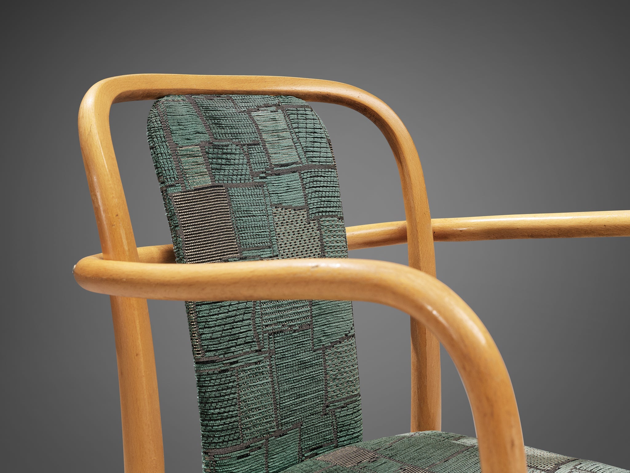Bentwood Armchairs in Green Upholstery seating Morentz