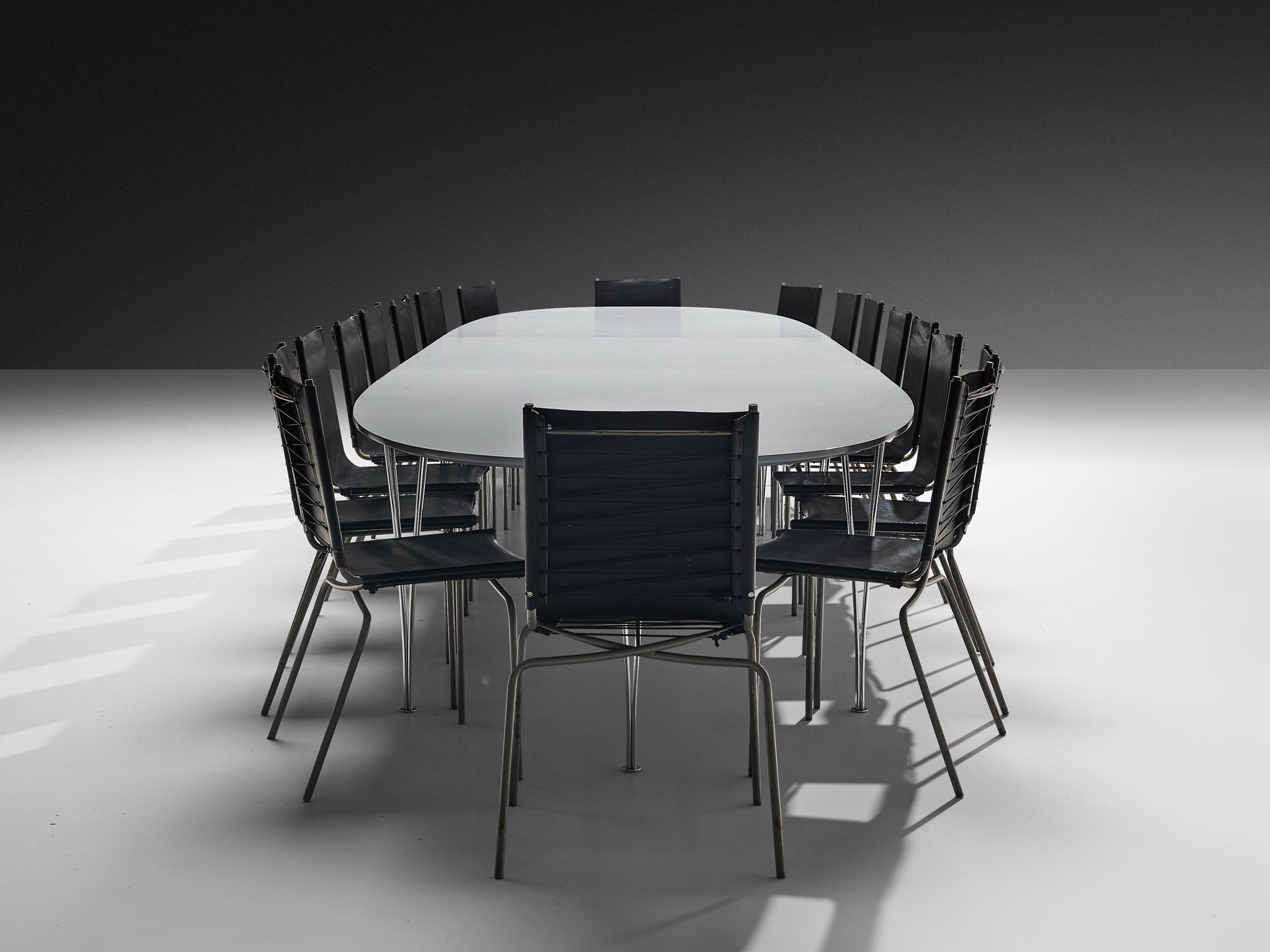 Bruno Mathsson & Piet Hein Super-Ellipse Table with Fabiaan Van Severe