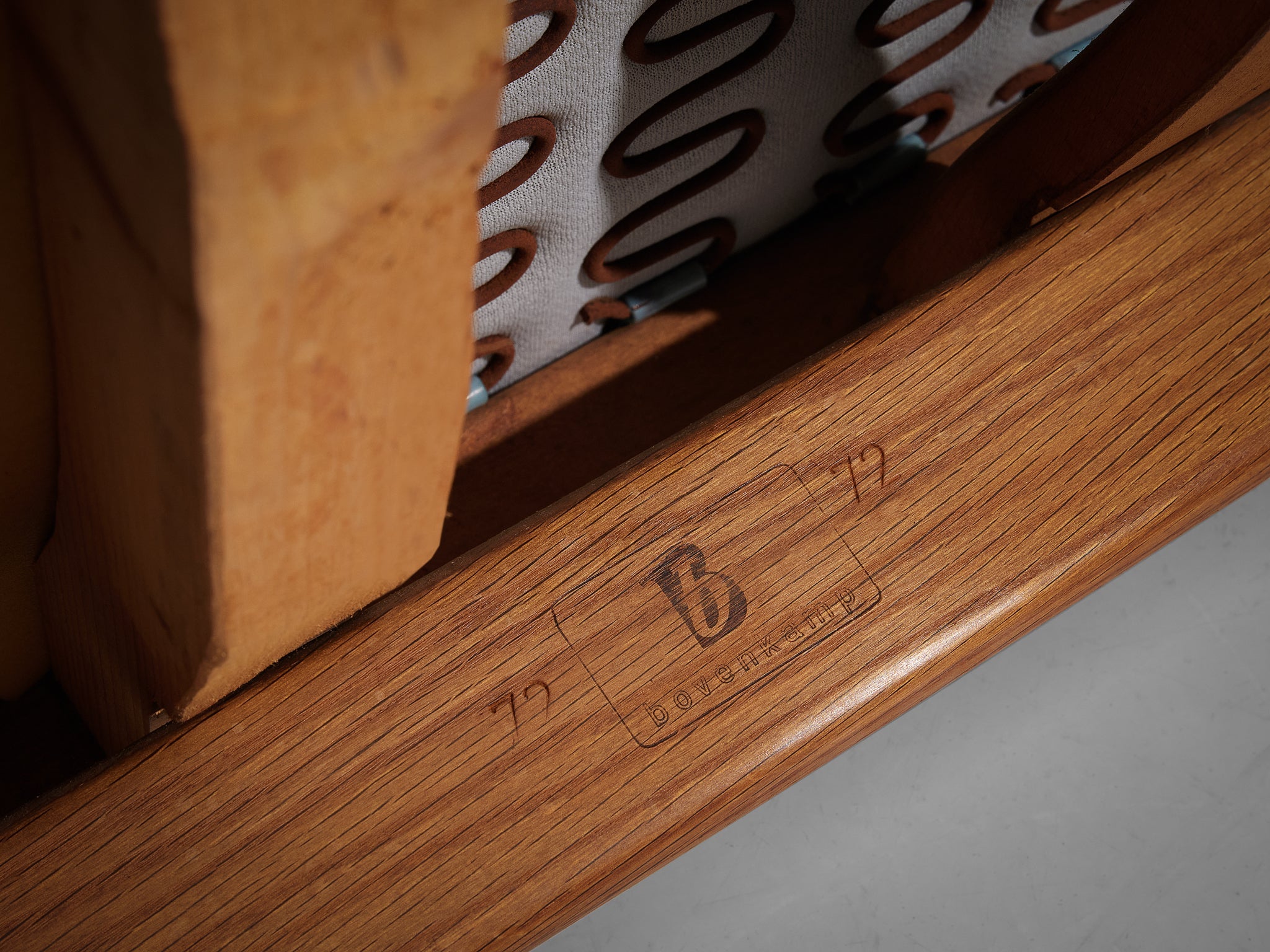 Aksel Bender Madsen Sofa in Checkered Fabric, Oak and Teak seating Morentz