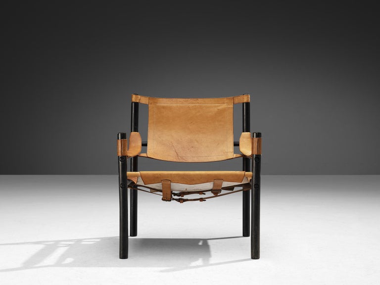 Abel Gonzalez Sling Safari Chair in Cognac Leather