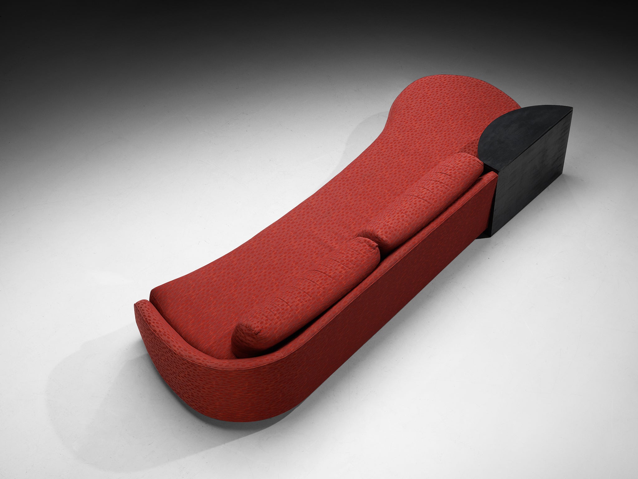 Adrian Pearsall 'Cloud' Sofa in Illustrative Fabric Seating Morentz