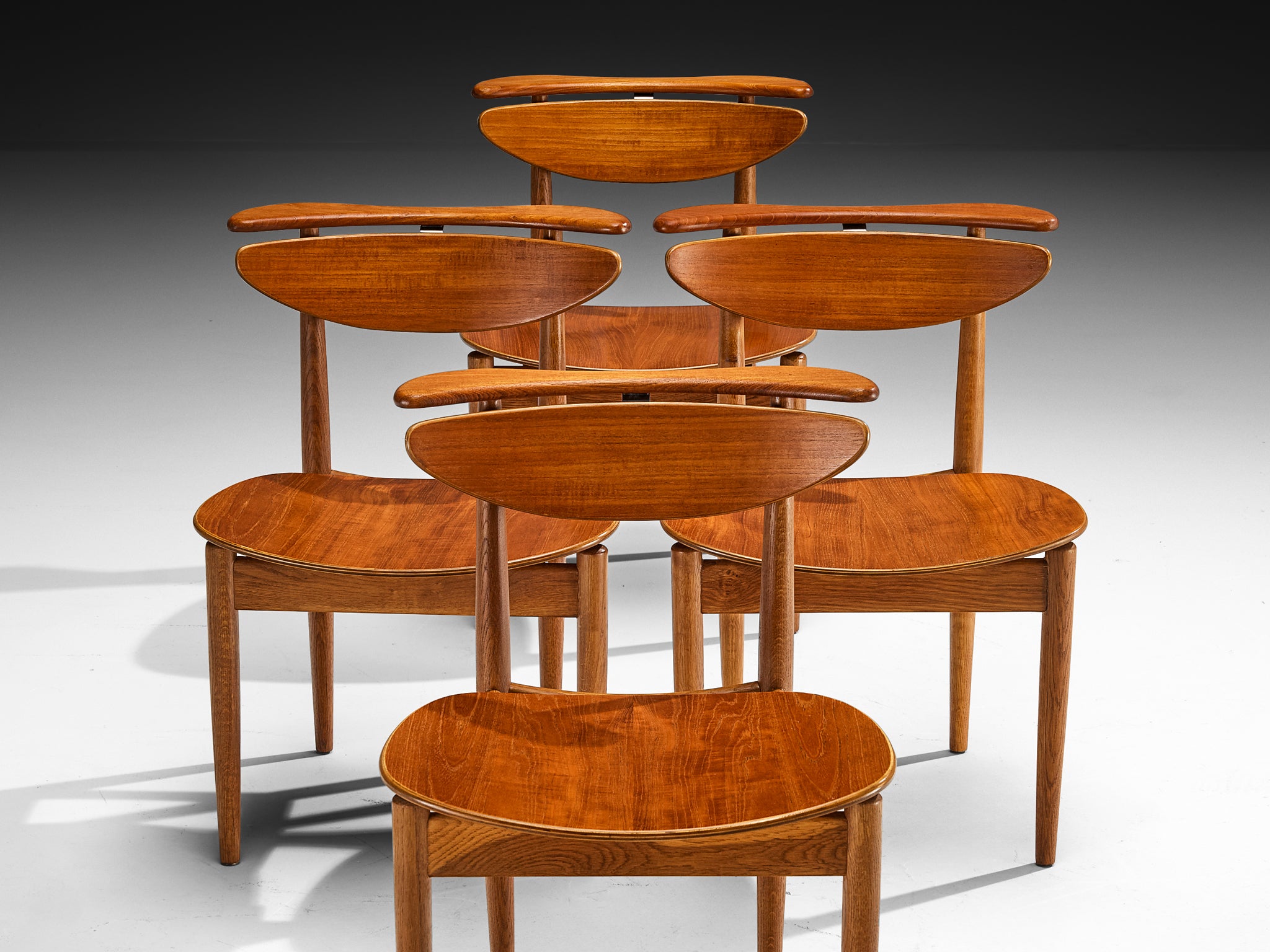 Finn Juhl for Bovirke 'Reading Chairs' in Teak