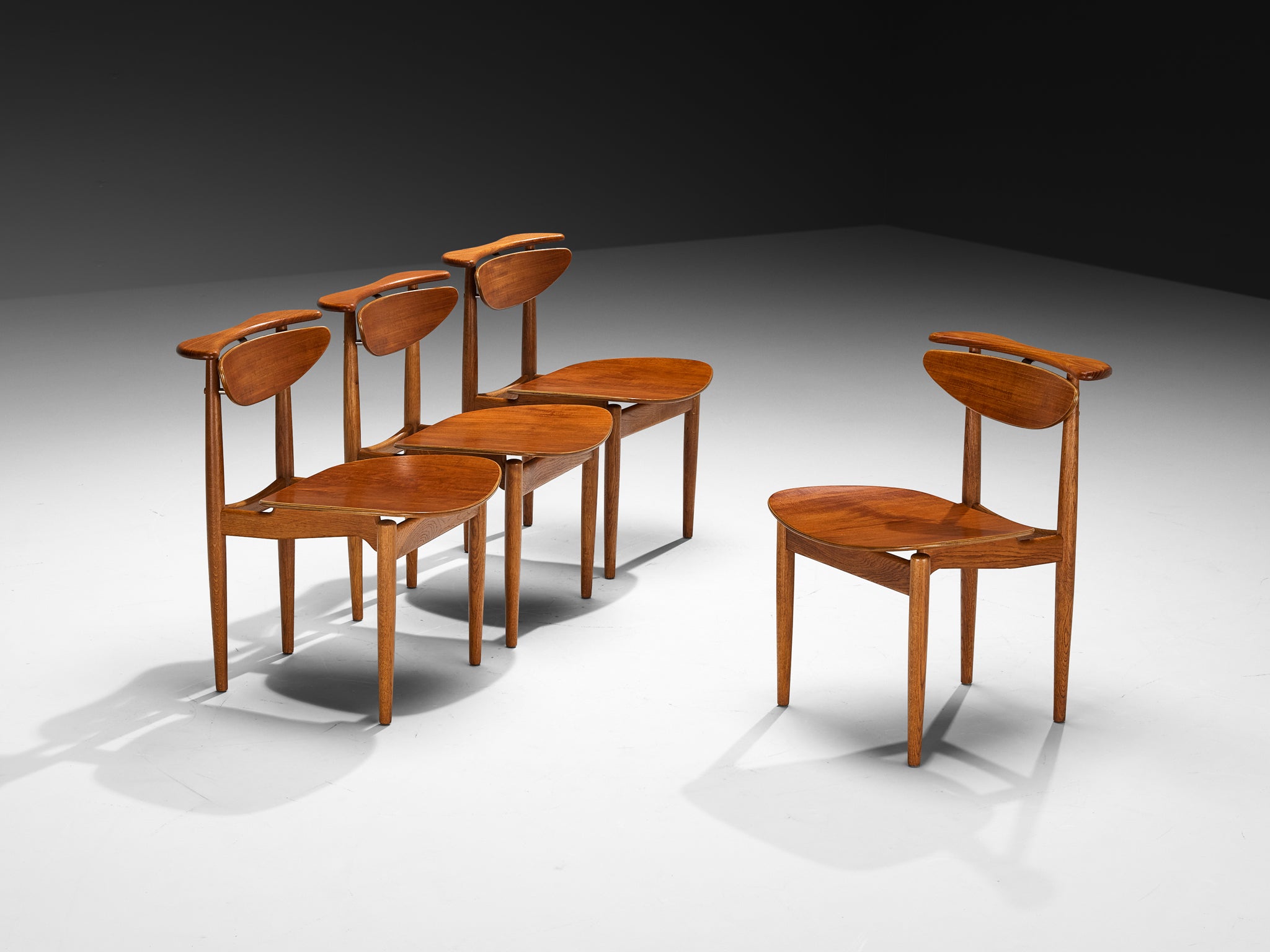 Finn Juhl for Bovirke 'Reading Chairs' in Teak