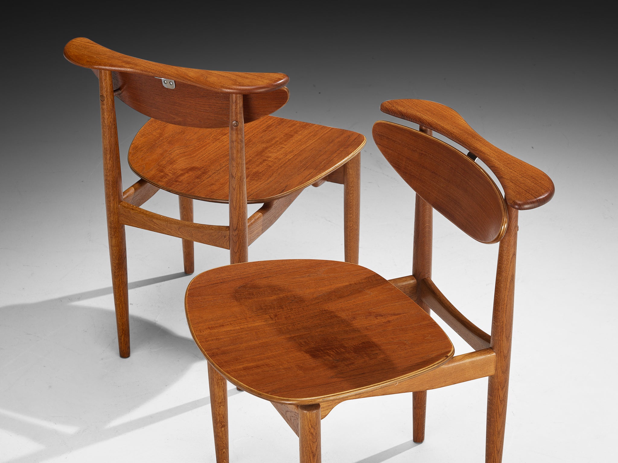 Finn Juhl for Bovirke 'Reading Chairs' in Teak