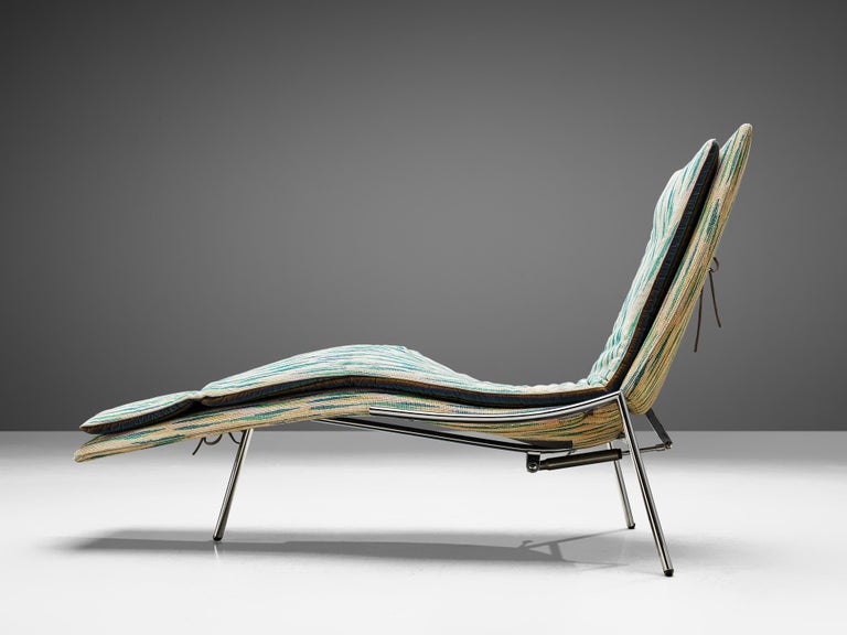 Giovanni Offredi for Saporiti Chaise Longues in Vibrant Upholstery