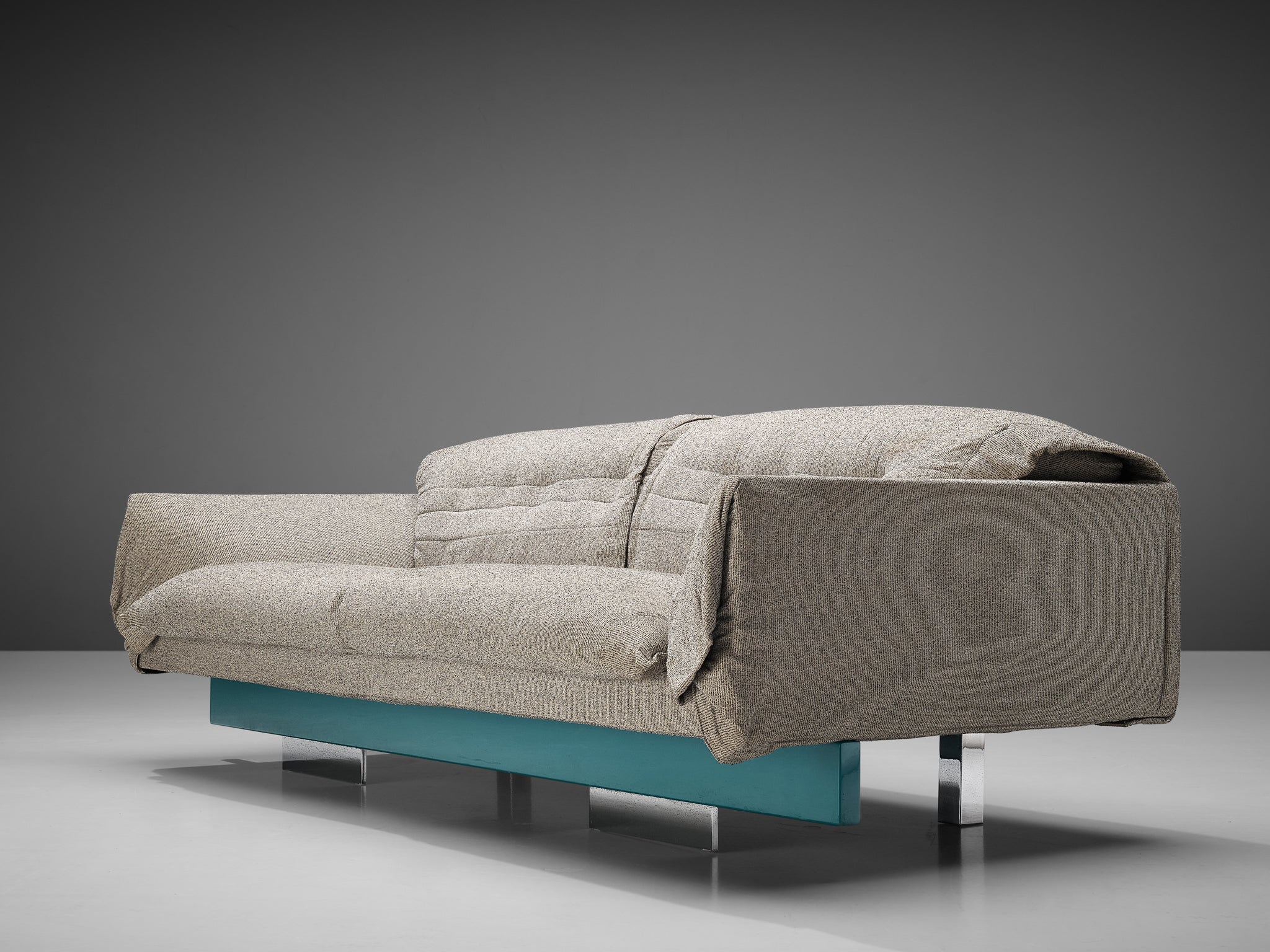 Mauro Lipparini for Saporiti 'Ellypse' Sofa in Grey Upholstery seating Morentz