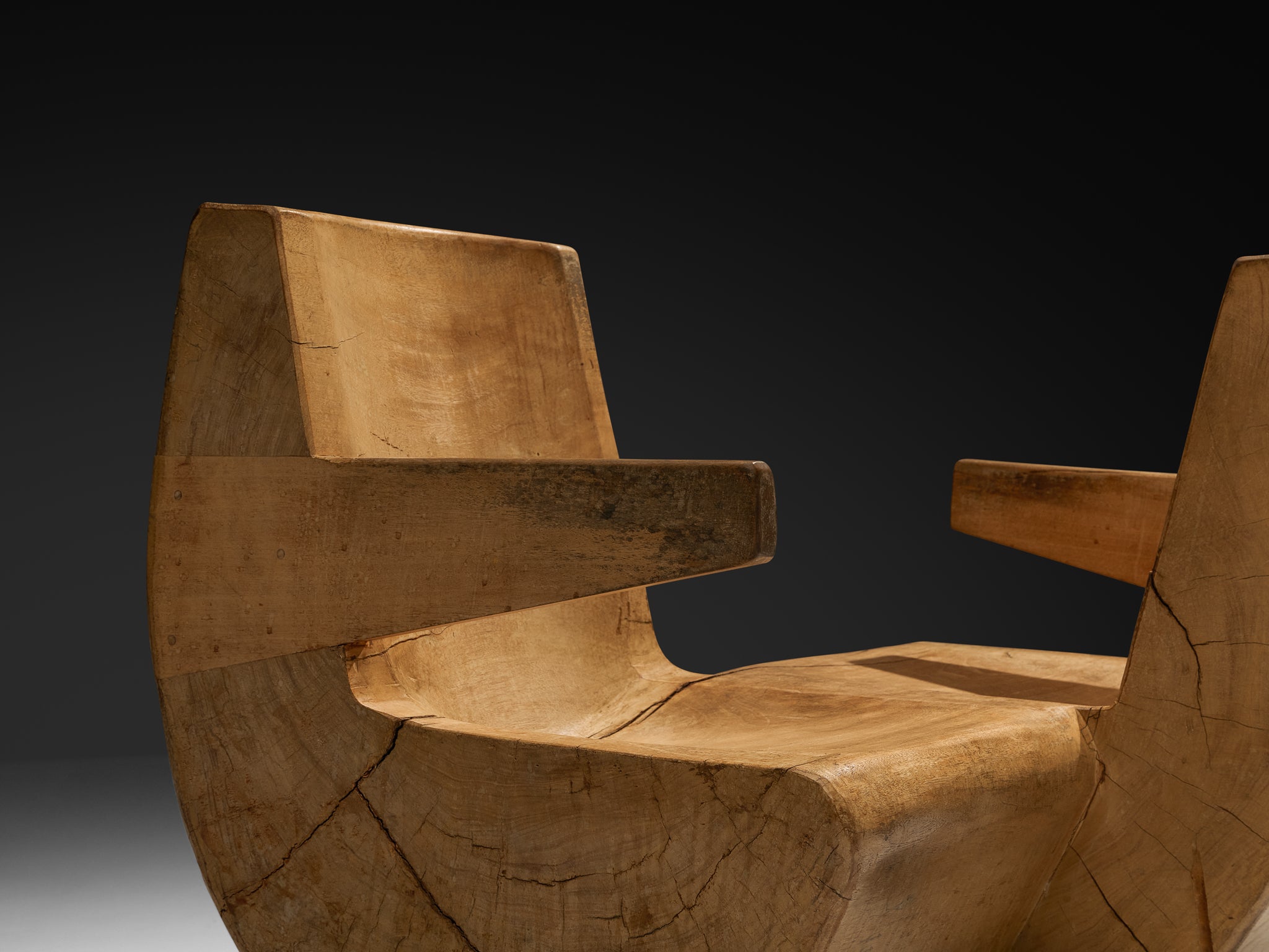 José Zanine Caldas Tête-à-Tête Conversadeira Namoradeira Rocker Lounge Chair Seating Morentz
