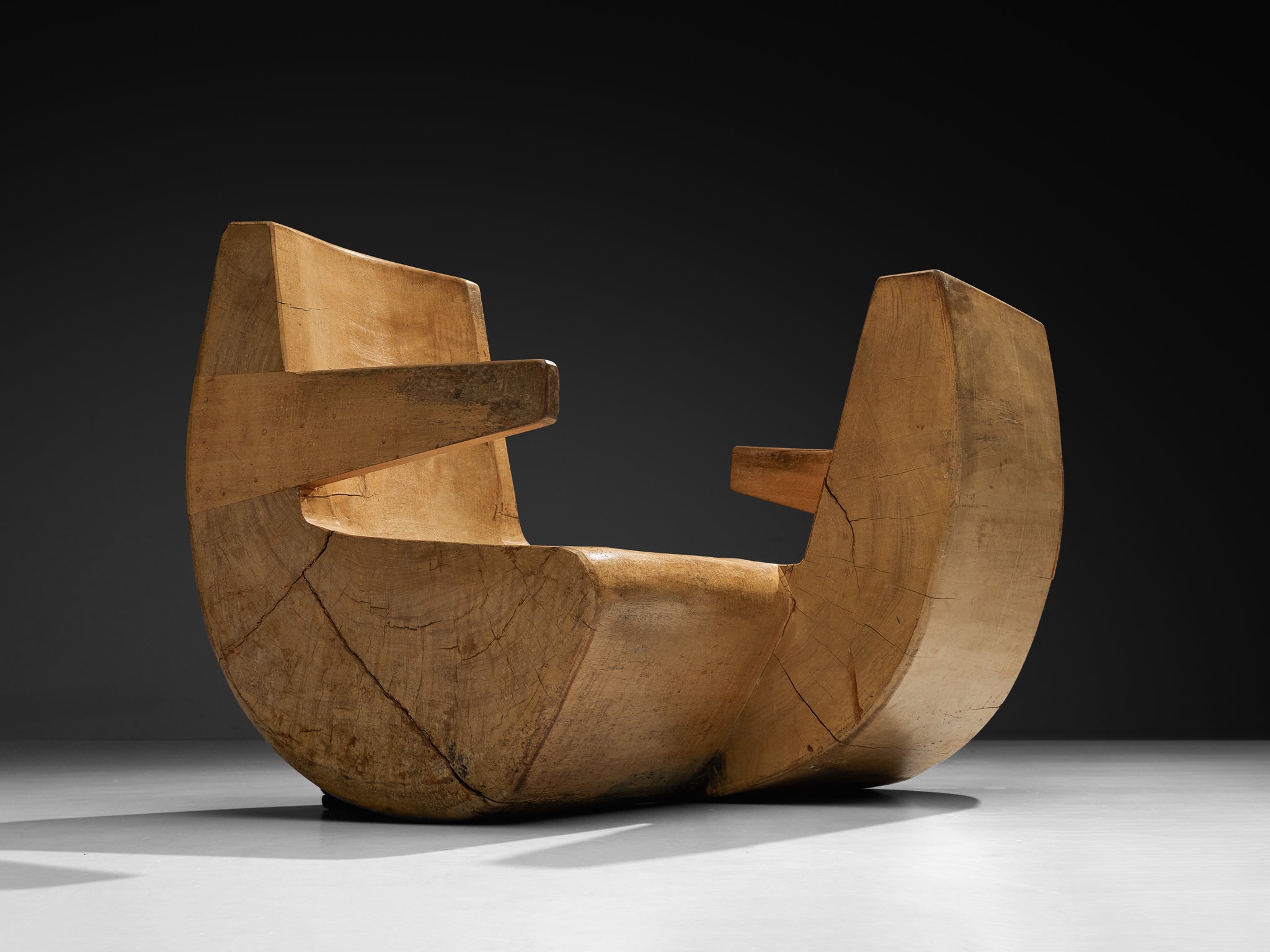 José Zanine Caldas Tête-à-Tête Conversadeira Namoradeira Rocker Lounge Chair Seating Morentz