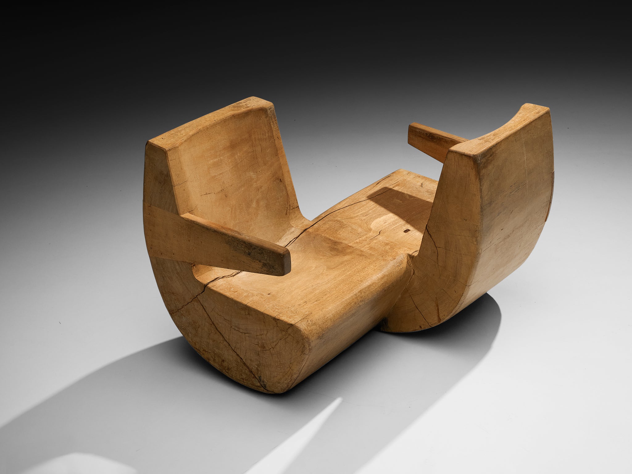 José Zanine Caldas Tête-à-Tête Conversadeira Namoradeira Rocker Lounge Chair Seating Morentz