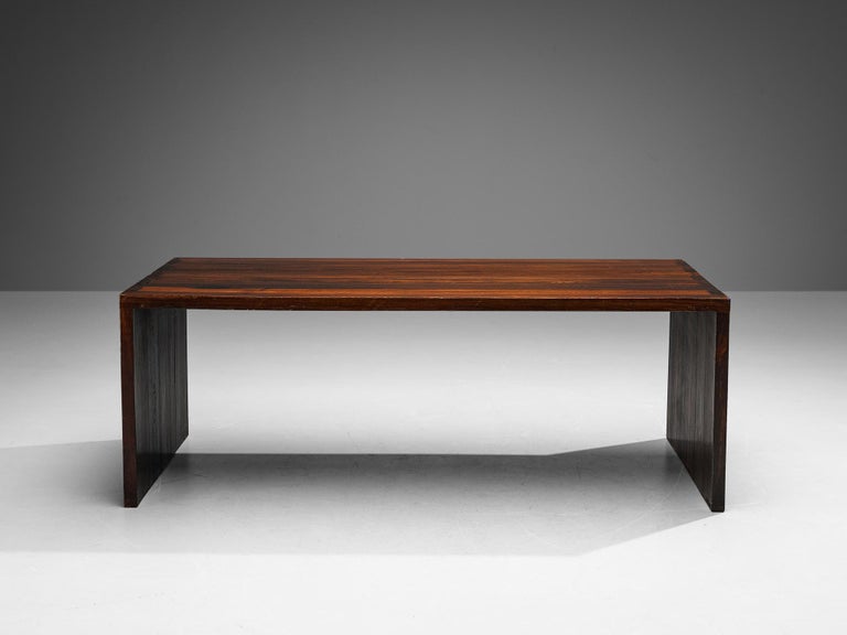 Rectangular Table or Desk in Solid Wengé