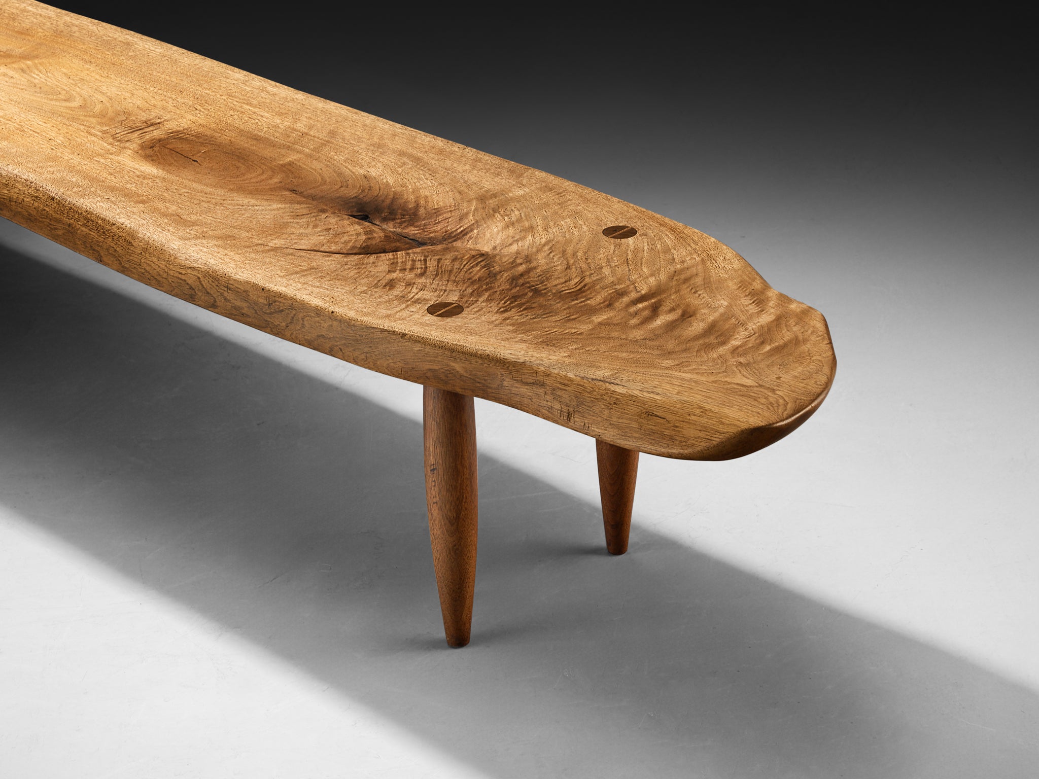 Phillip Lloyd Powell Long Coffee Table in Solid Walnut