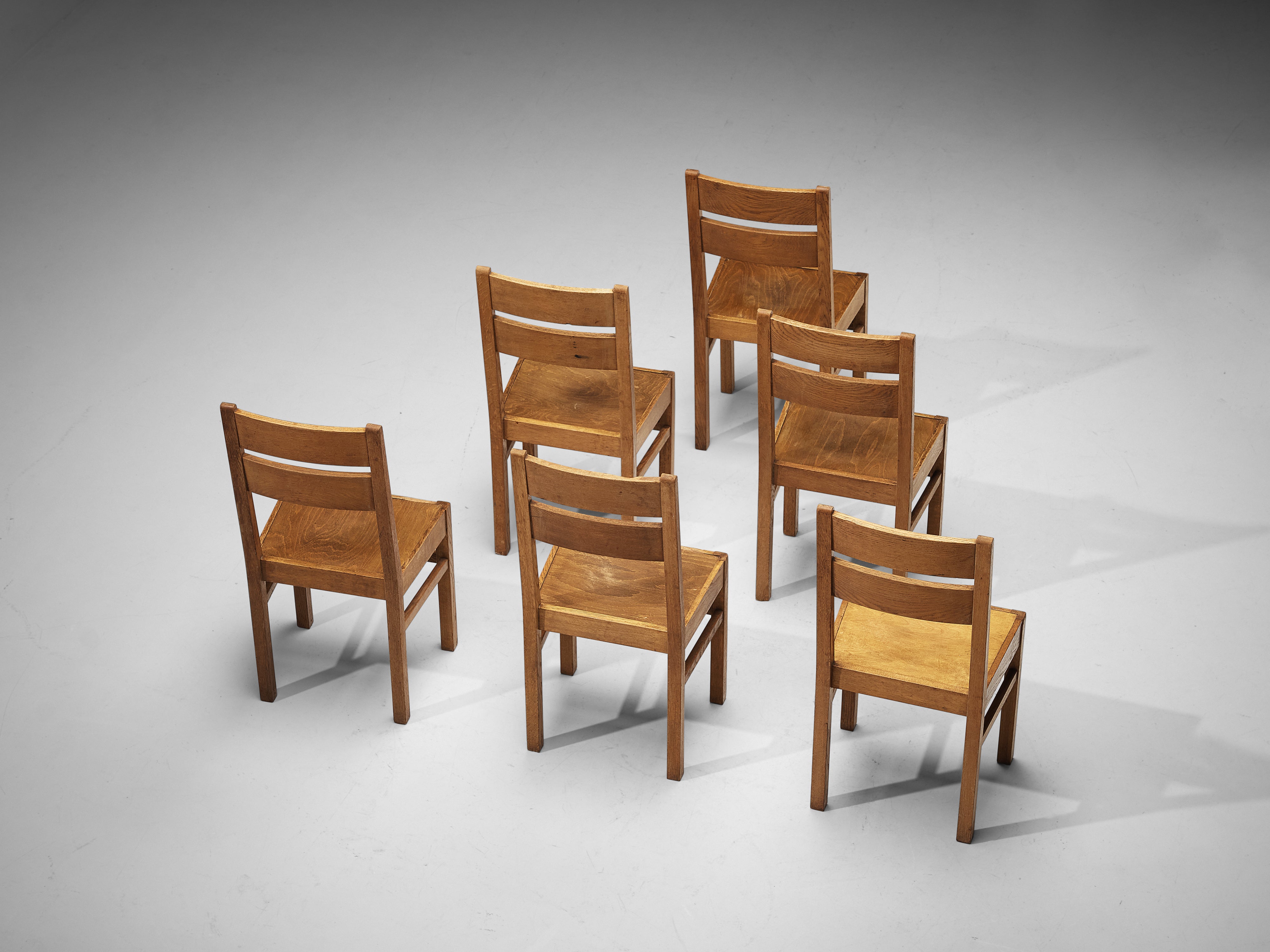 Dutch Dining Chairs in Oak Seating Morentz