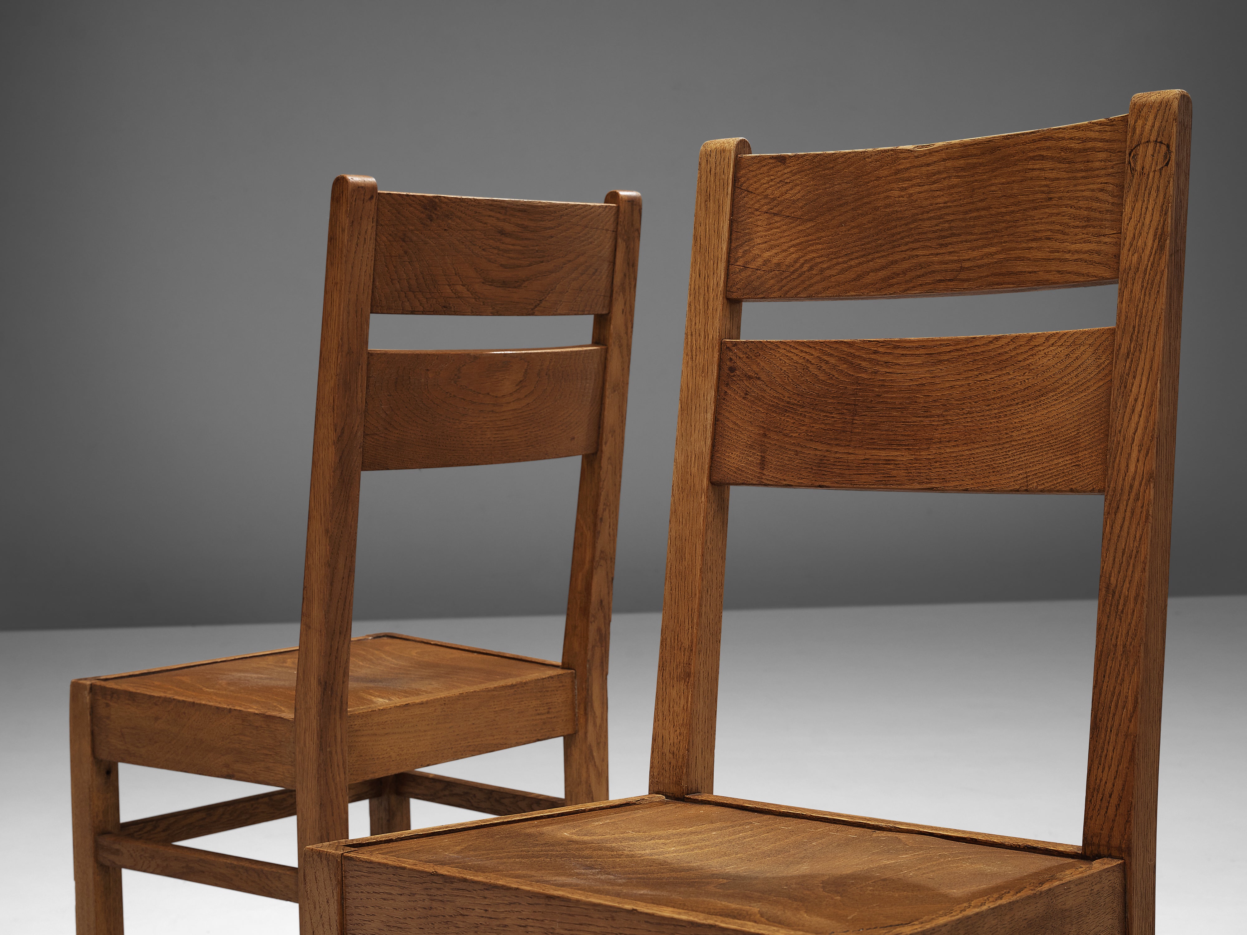 Dutch Dining Chairs in Oak Seating Morentz