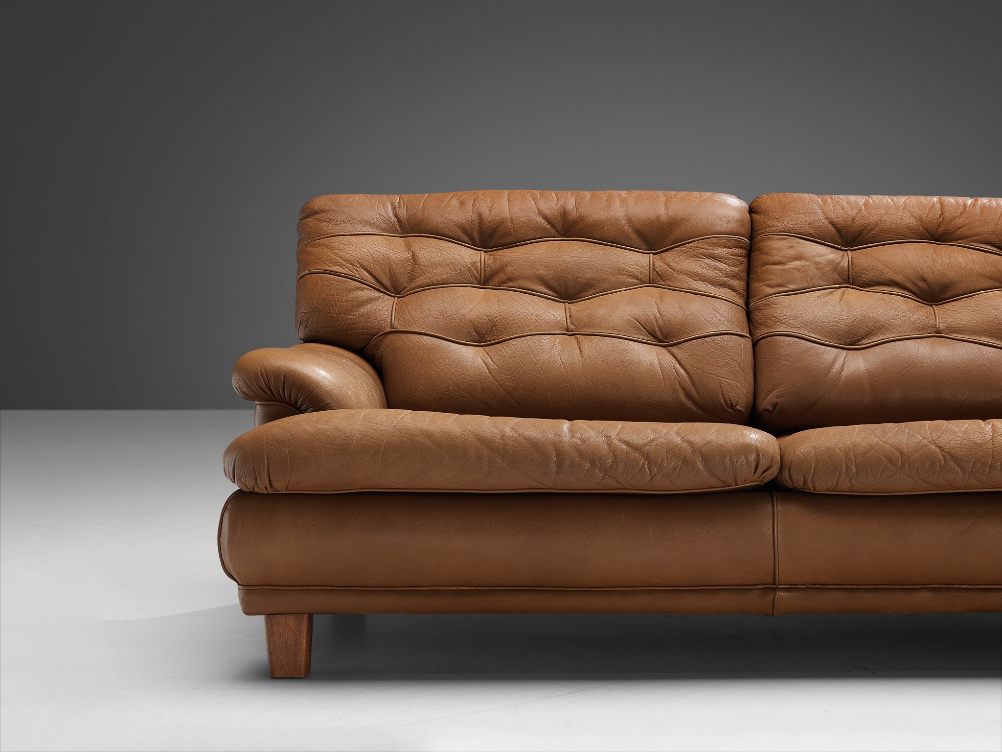 Arne Norell Sofa in Brown Leather seating Morentz