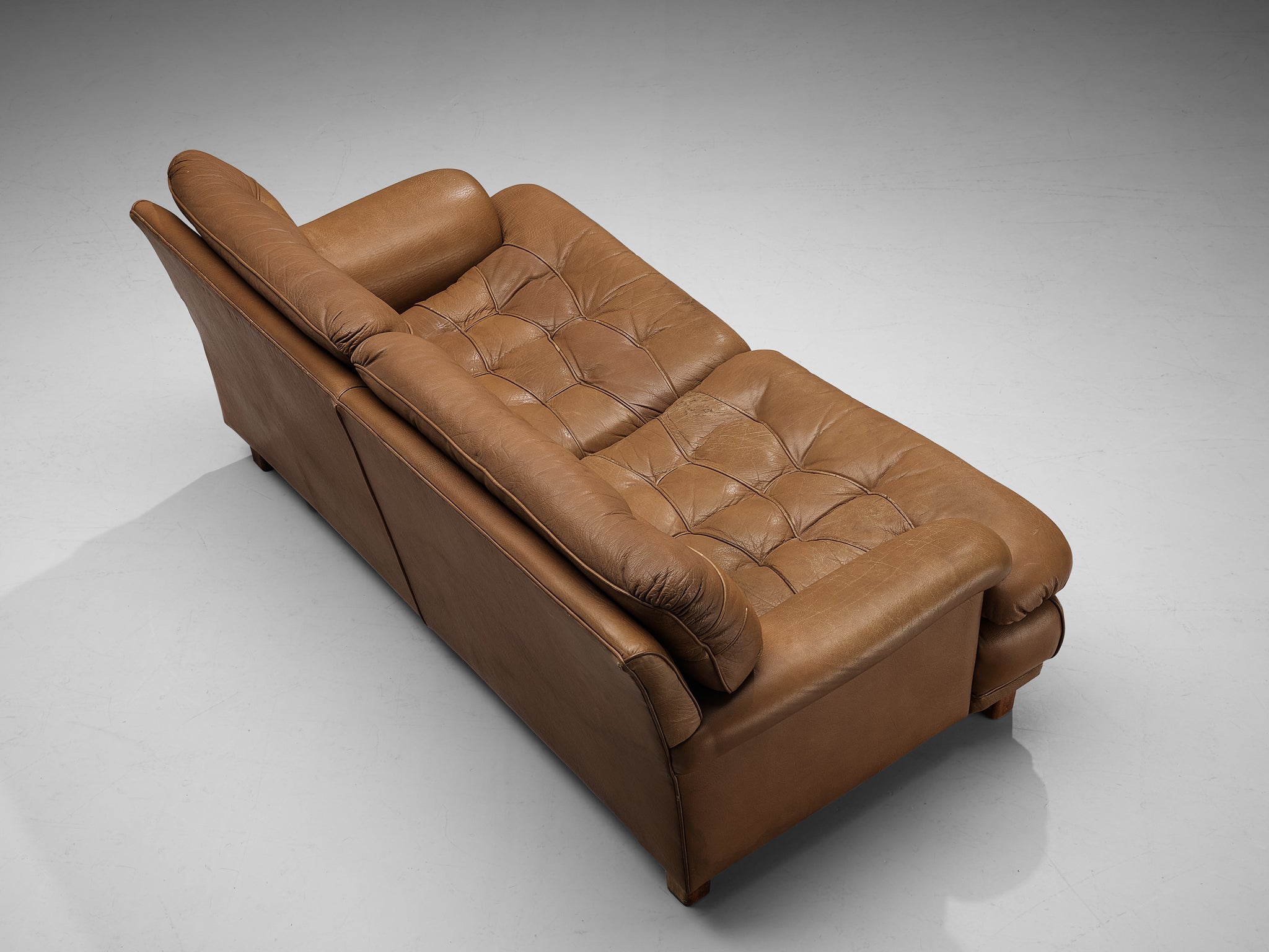 Arne Norell Sofa in Brown Leather seating Morentz