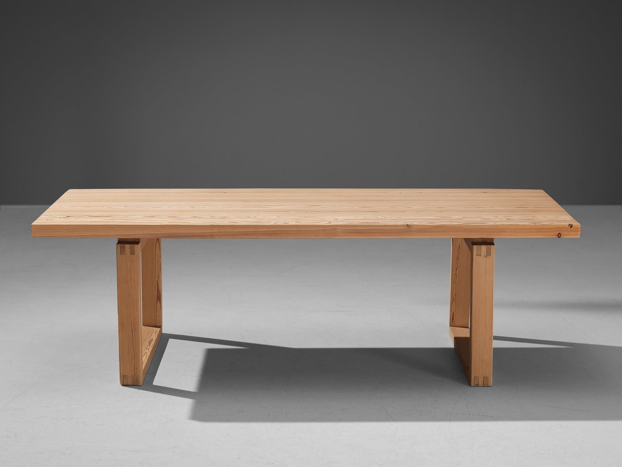 Scandinavian Rectangular Coffee Table in Natural Pine tables Morentz