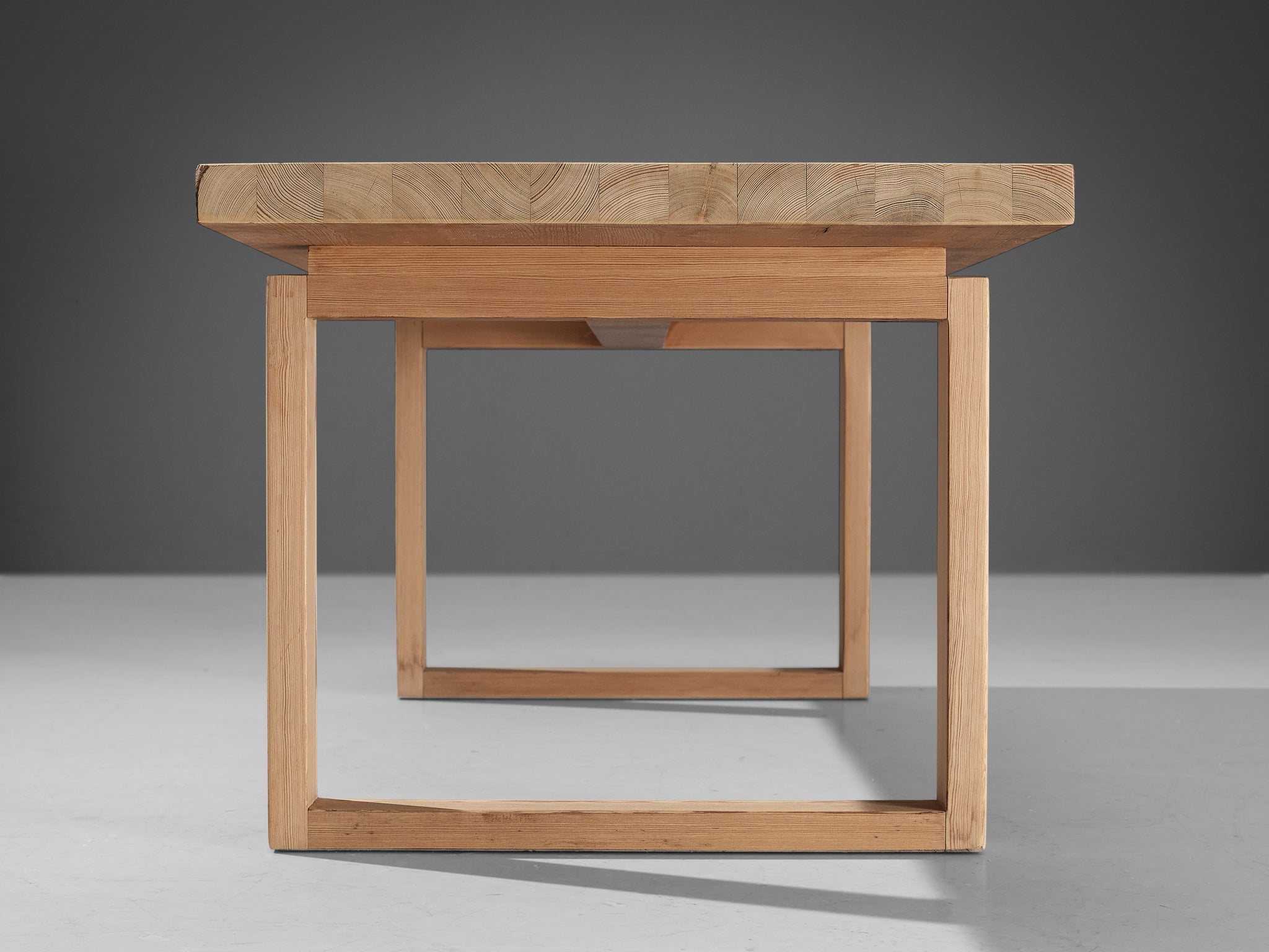 Scandinavian Rectangular Coffee Table in Natural Pine tables Morentz