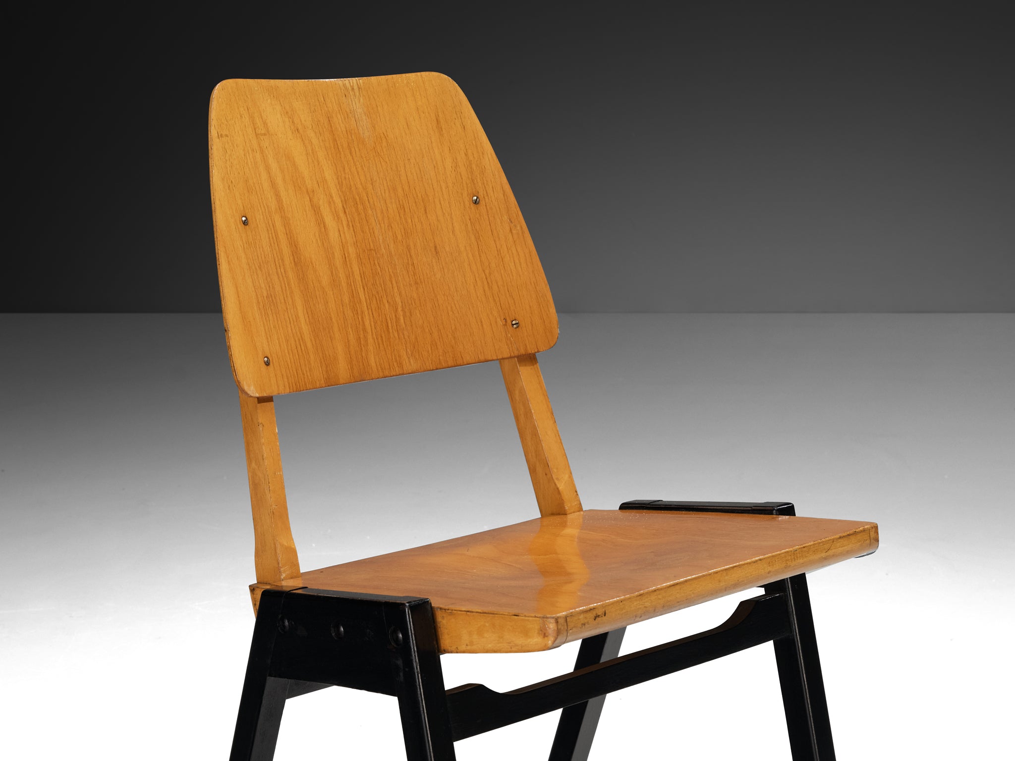 Roland Rainer Dining Chairs in Wood Seating Morentz