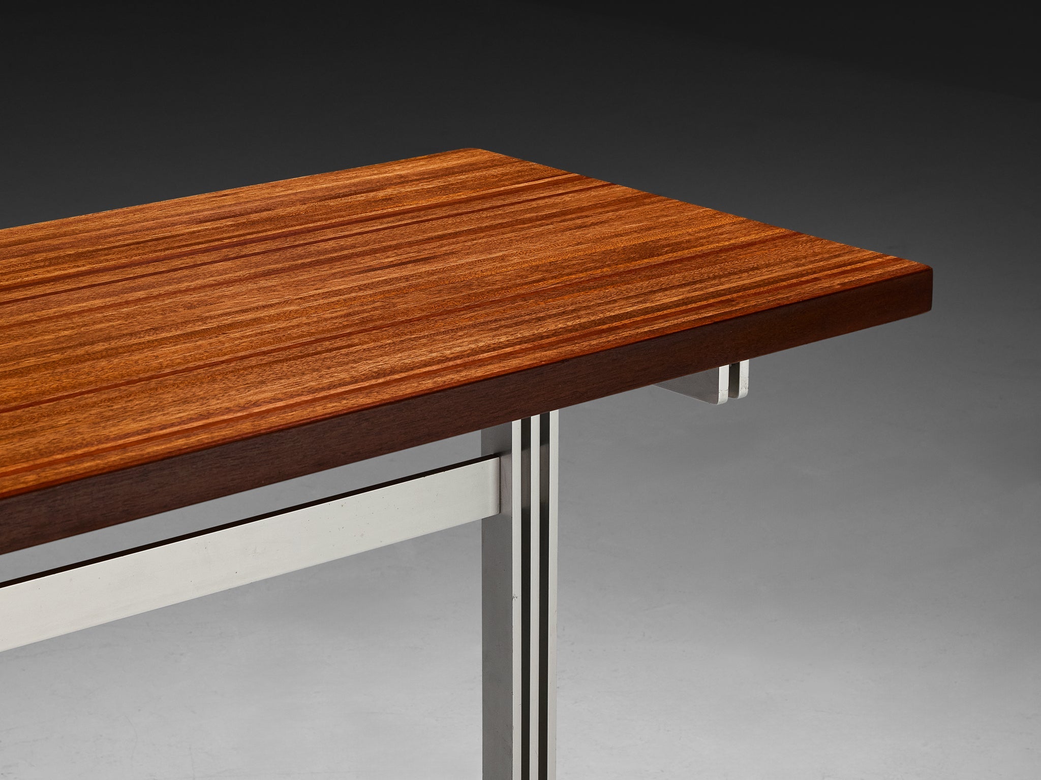 Jules Wabbes for Mobilier Universel Console in Mahogany tables Morentz