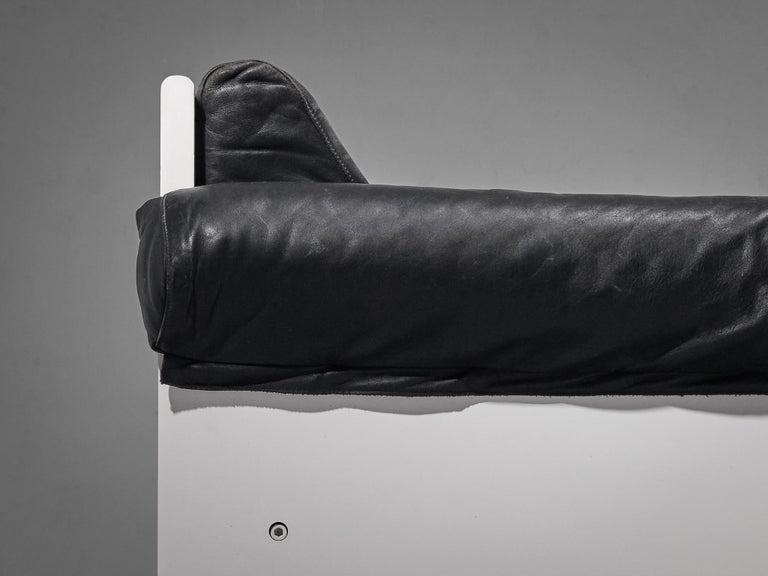 Yrjö Kukkapuro for Haimi 'Ateljee' Sectional Sofa in Black Leather