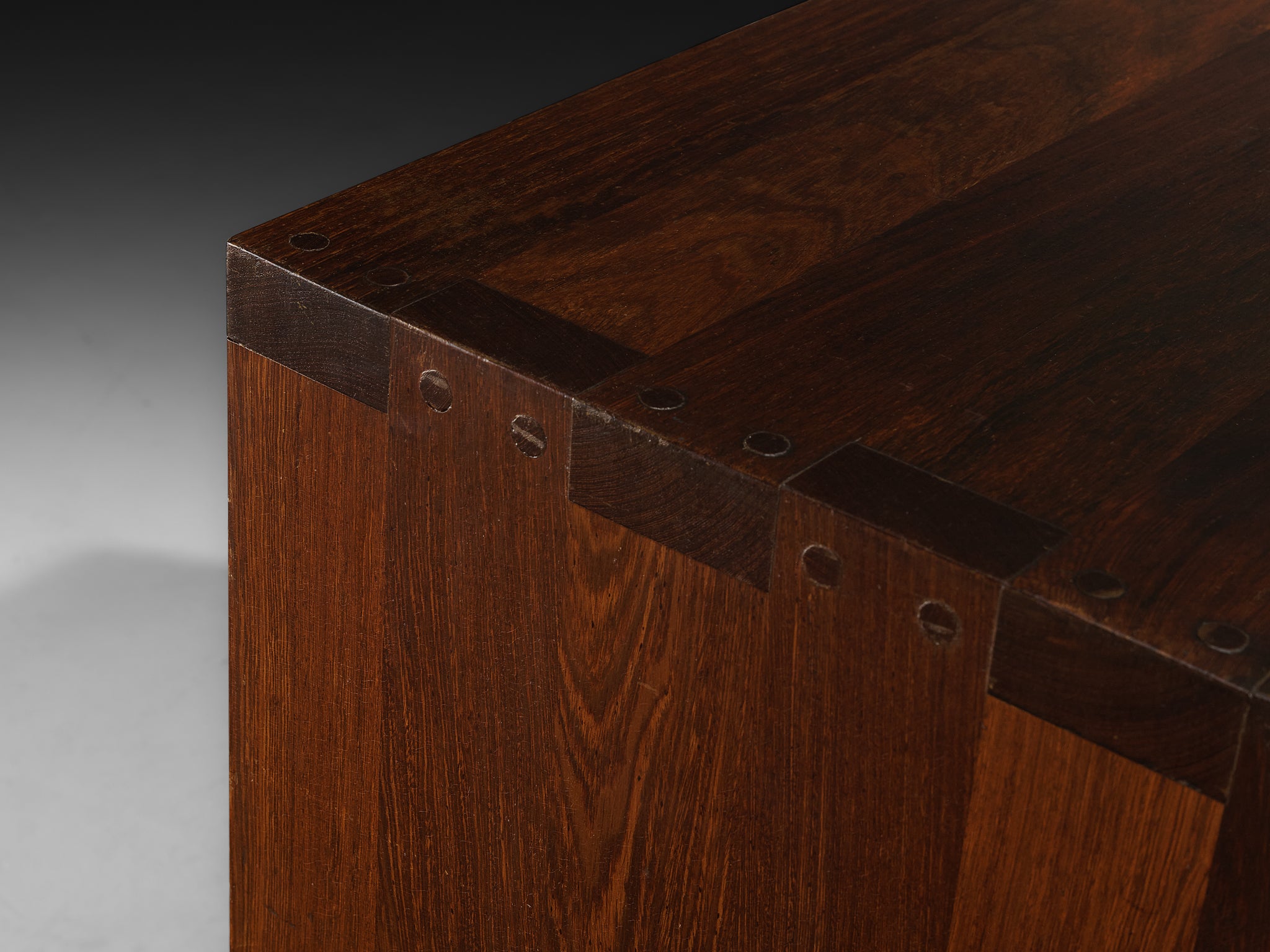 Architectural Desk or Table in Solid Wengé Wood Tables Morentz