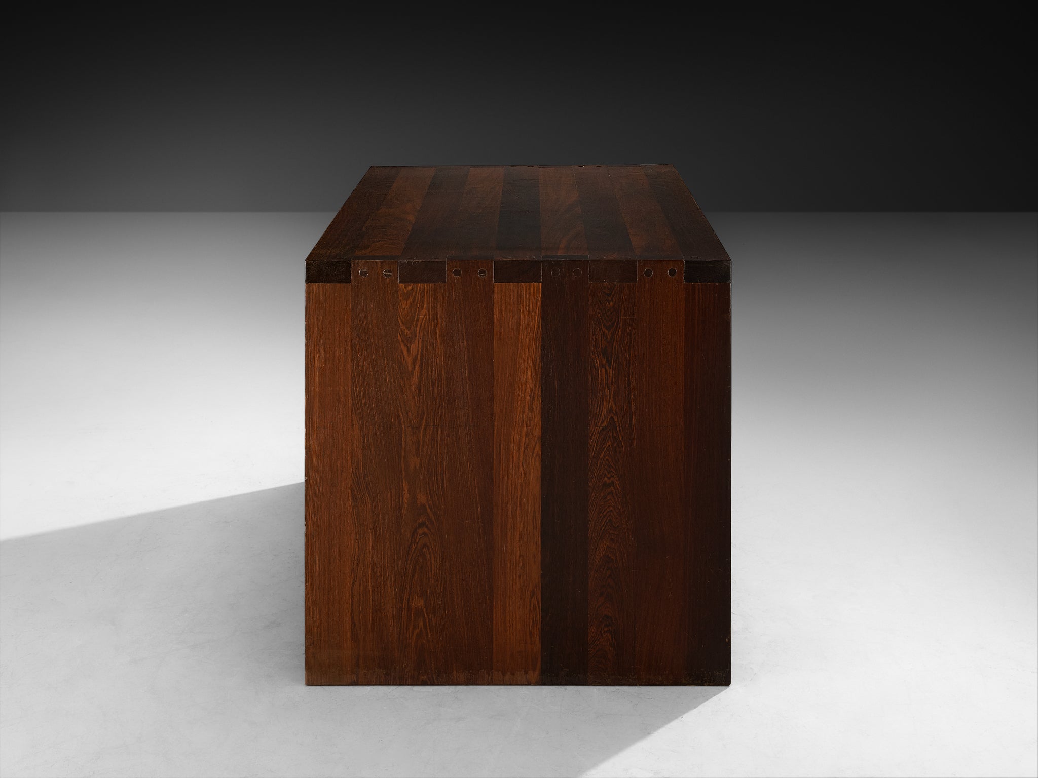 Architectural Desk or Table in Solid Wengé Wood Tables Morentz
