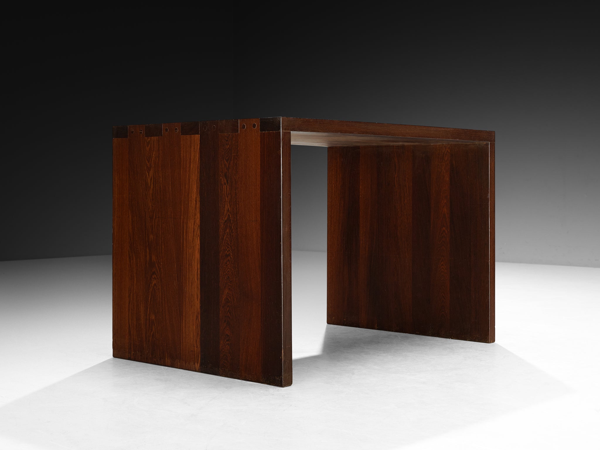 Architectural Desk or Table in Solid Wengé Wood Tables Morentz