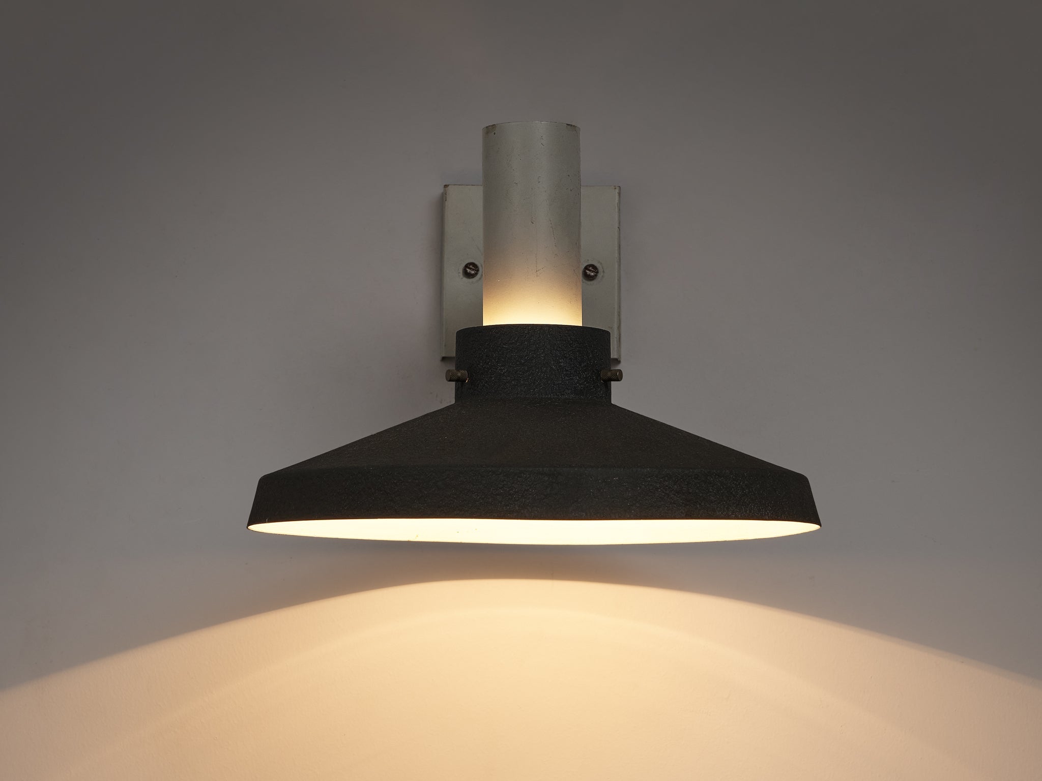 Dutch Wall Light with Textured Metal Shade lighting Morentz