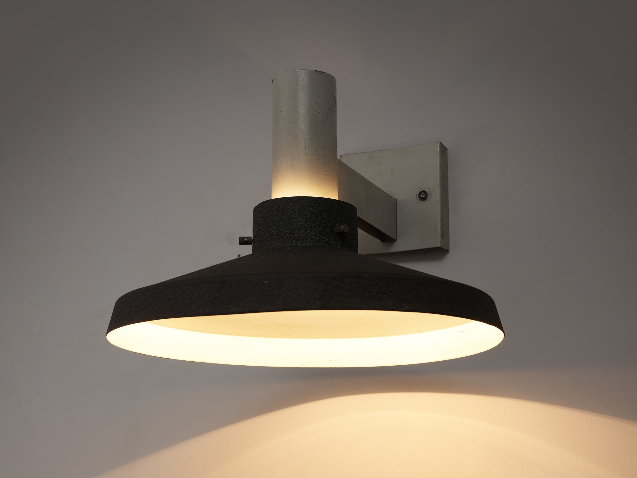 Dutch Wall Light with Textured Metal Shade lighting Morentz