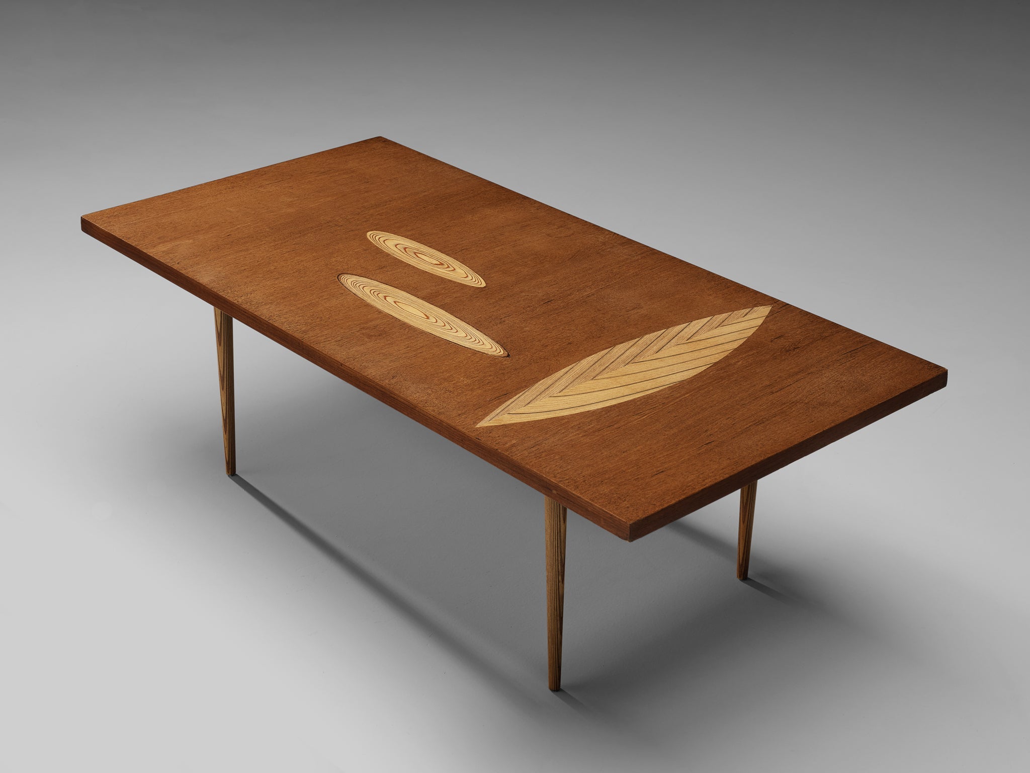 Tapio Wirkkala for Asko Coffee Table in Teak and Birch tables Morentz