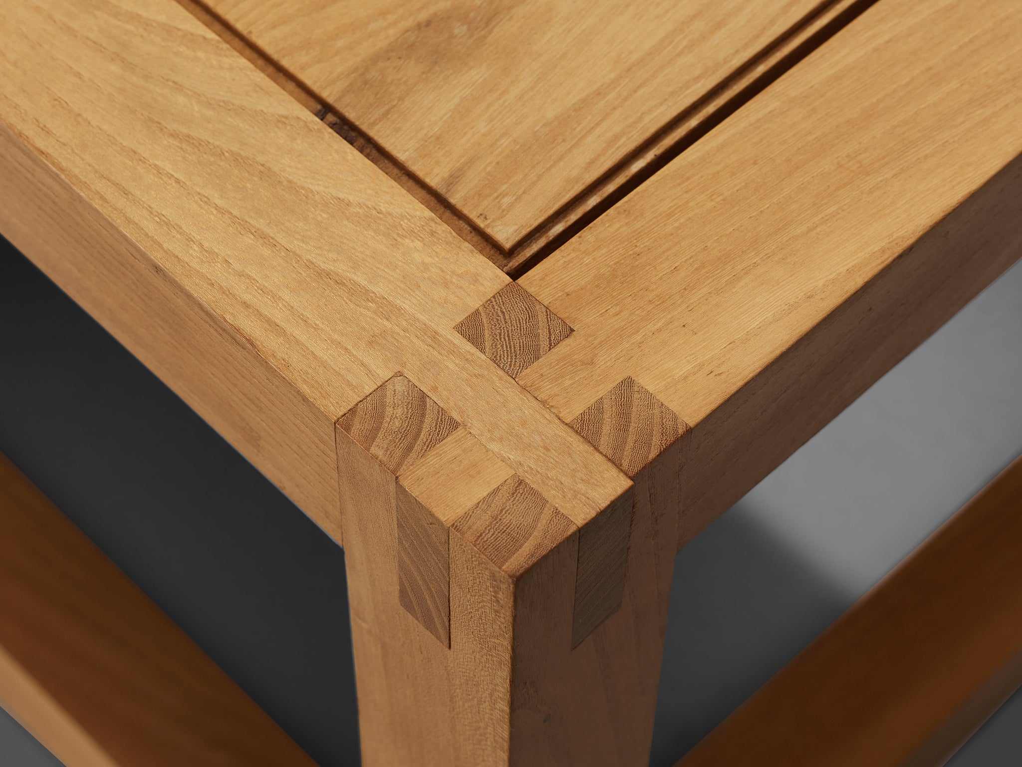 Maison Regain Cubic Side Table in Solid Elm tables Morentz
