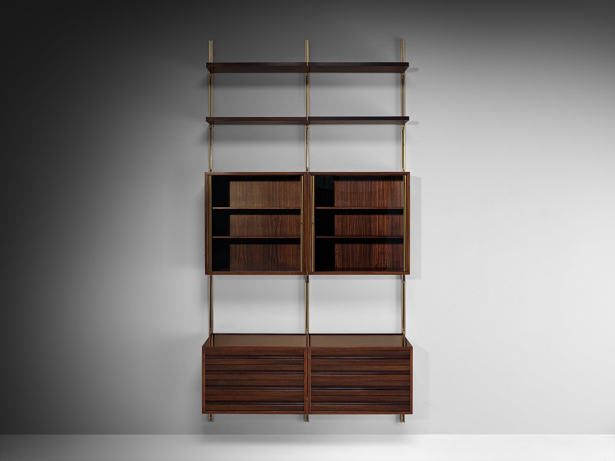 Osvaldo Borsani for Tecno 'E22' Wall Unit or Bookcase Wall Decorations Morentz