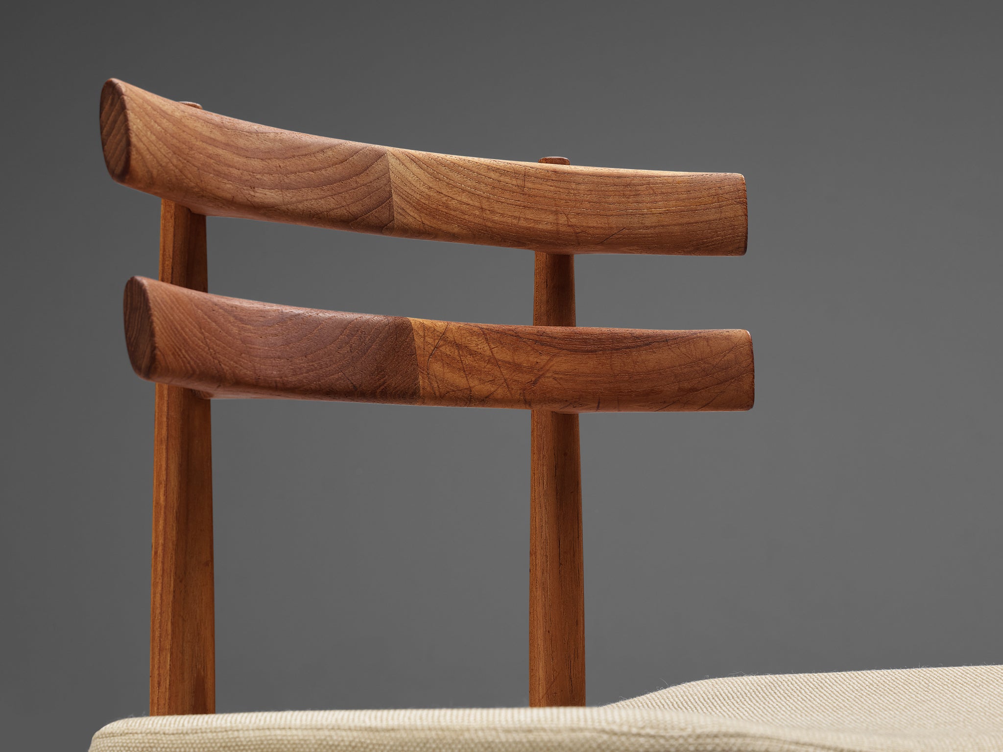Poul Hundevad Pair of Dining Chairs in Teak Seating Morentz