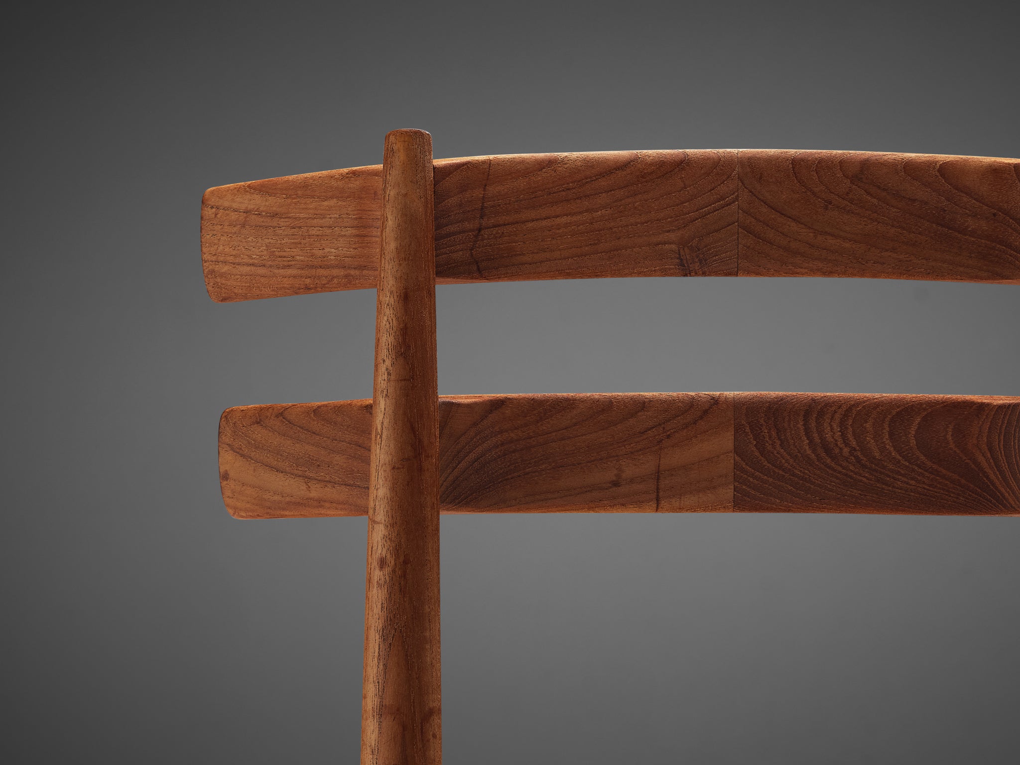 Poul Hundevad Pair of Dining Chairs in Teak Seating Morentz