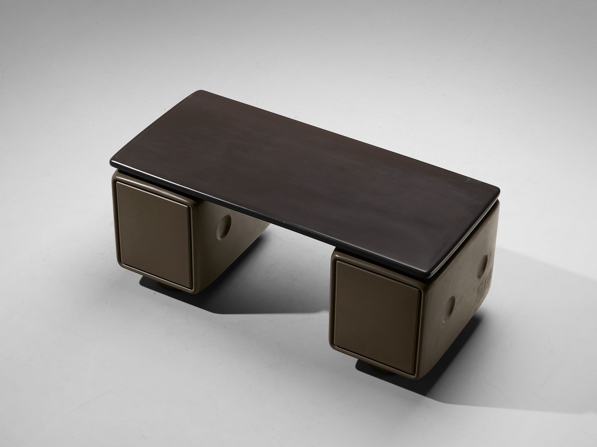 Original ‘Igl’ Ernest Hofmann for Werndl Free-Standing Desk 'Igl-Jet' in Polyurethane Tables Morentz